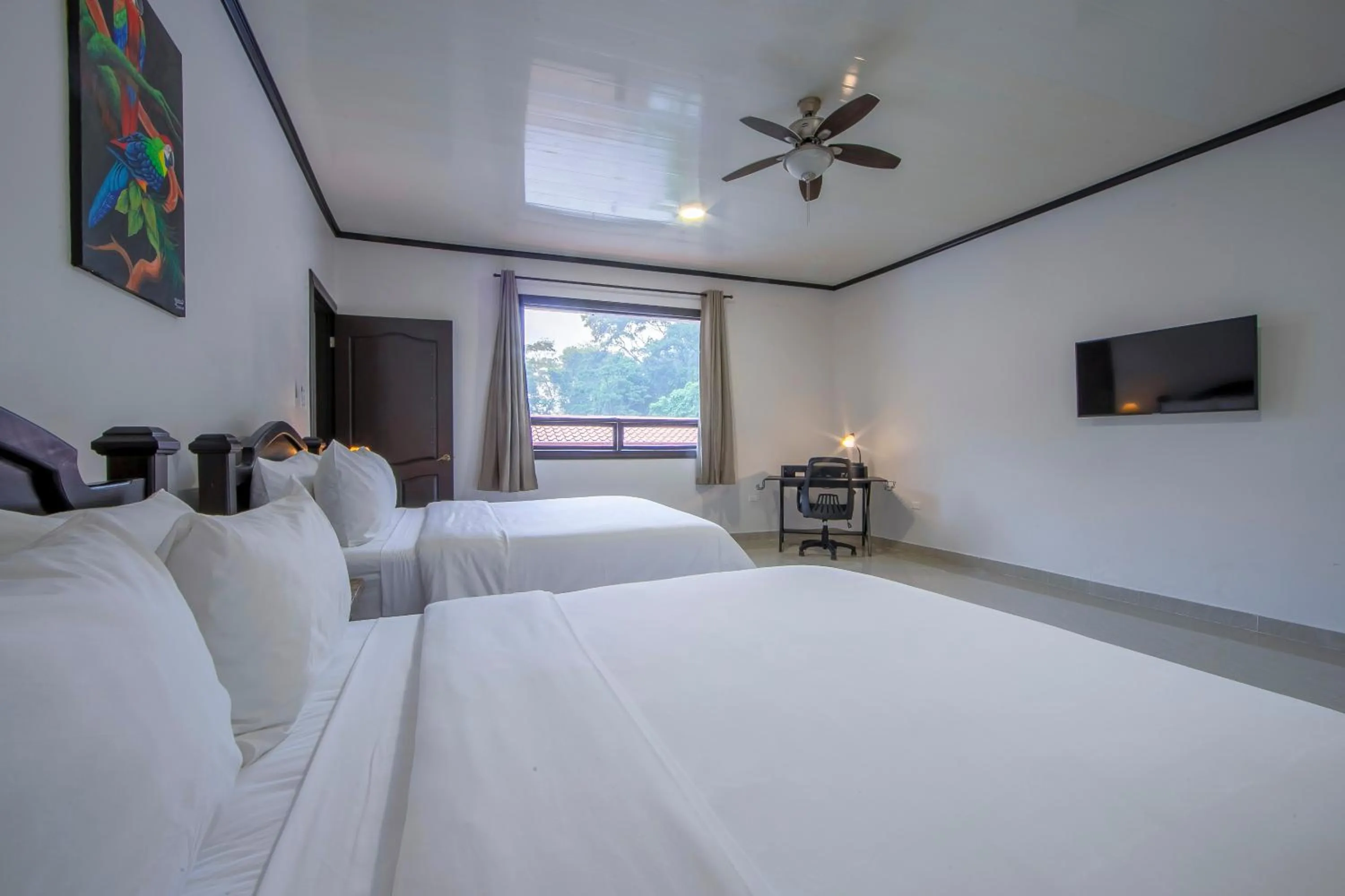 Bed in Serenity Hotel & Villas