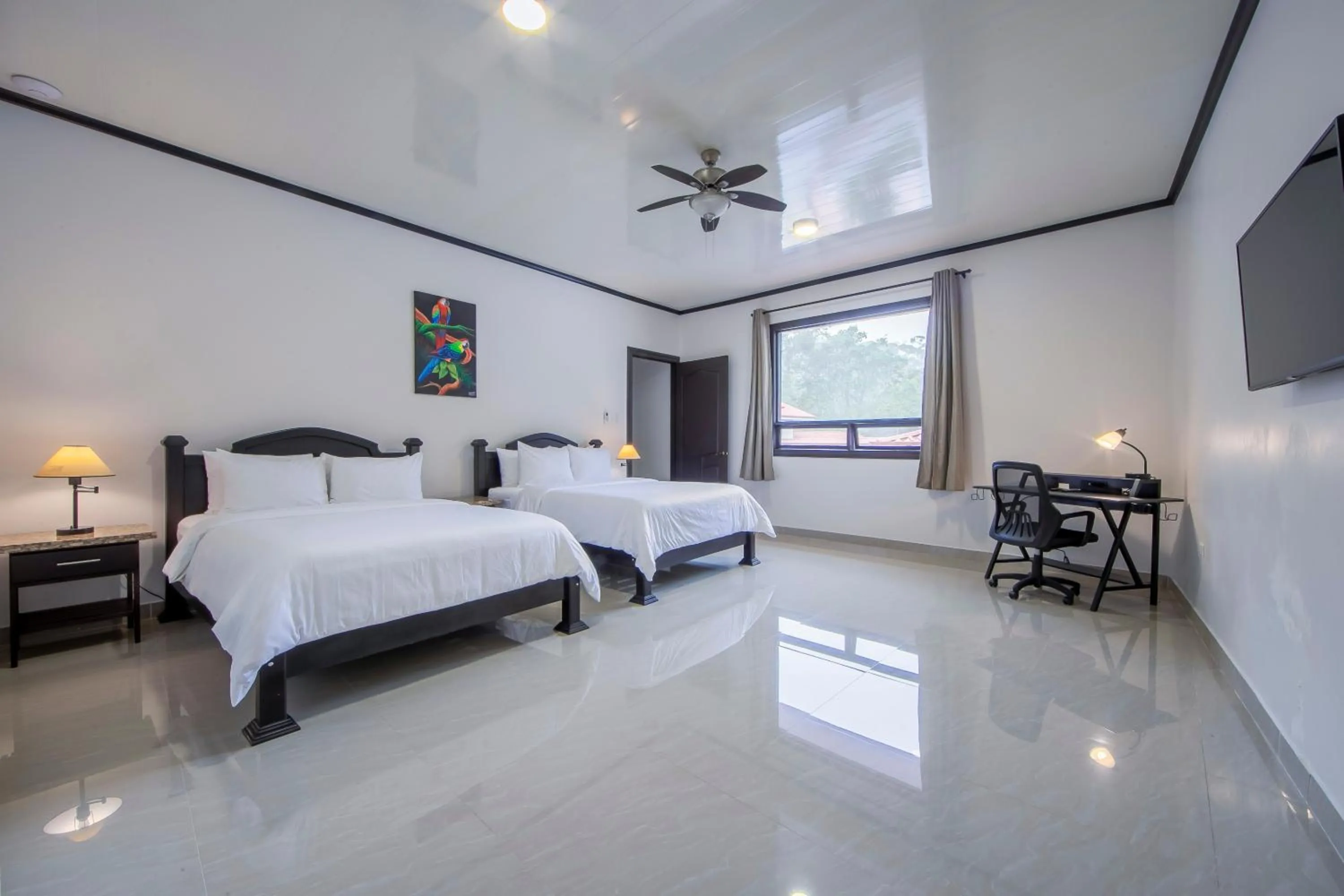 Bed in Serenity Hotel & Villas