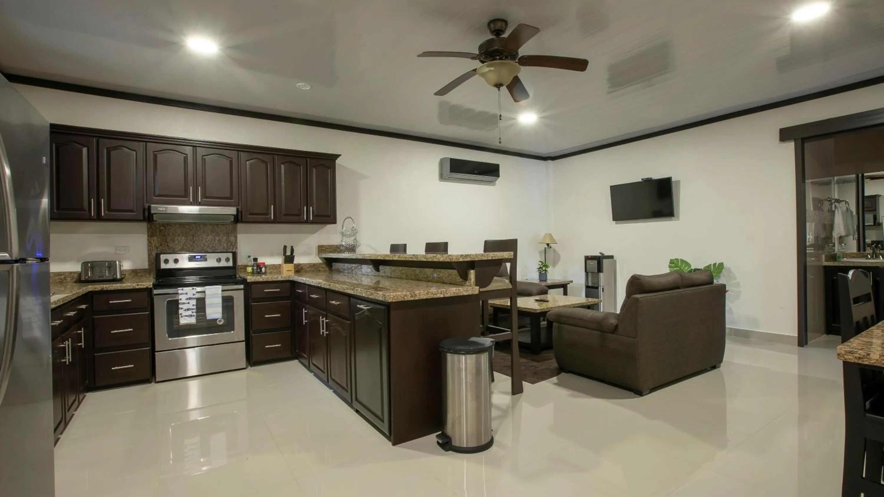 Kitchen or kitchenette in Serenity Hotel & Villas