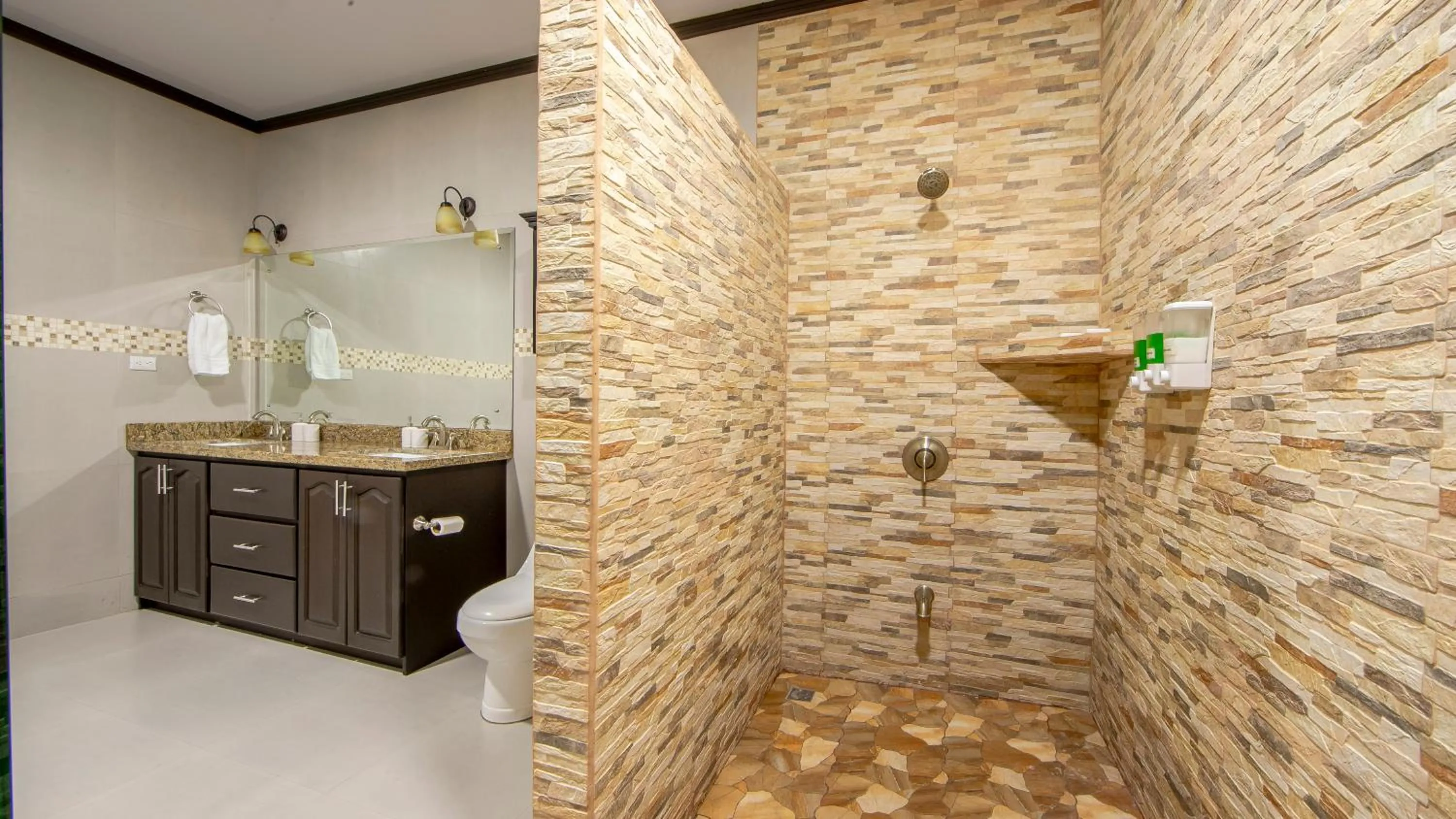 Shower in Serenity Hotel & Villas