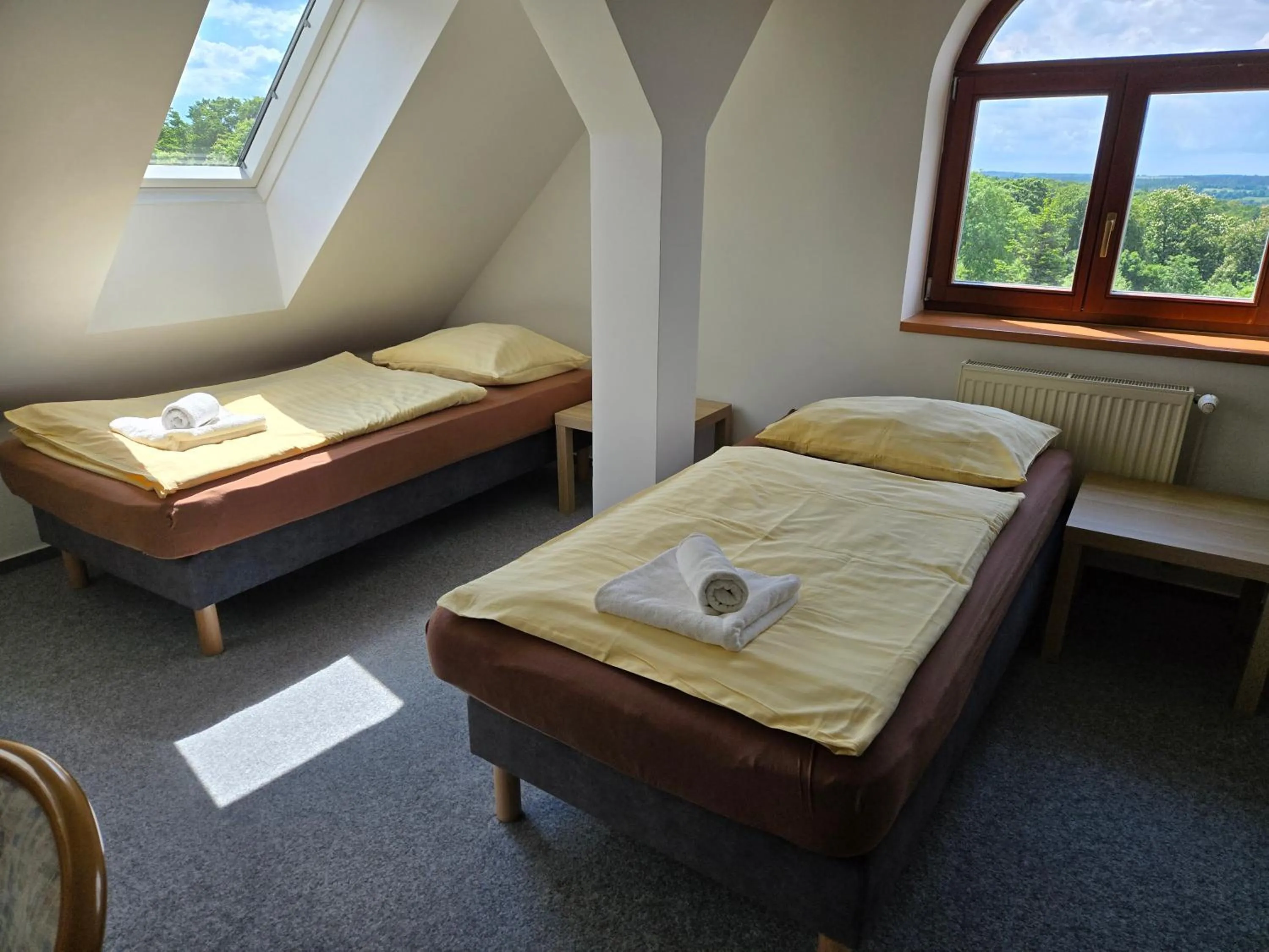 Bed in Hotel Restaurant Na Statku