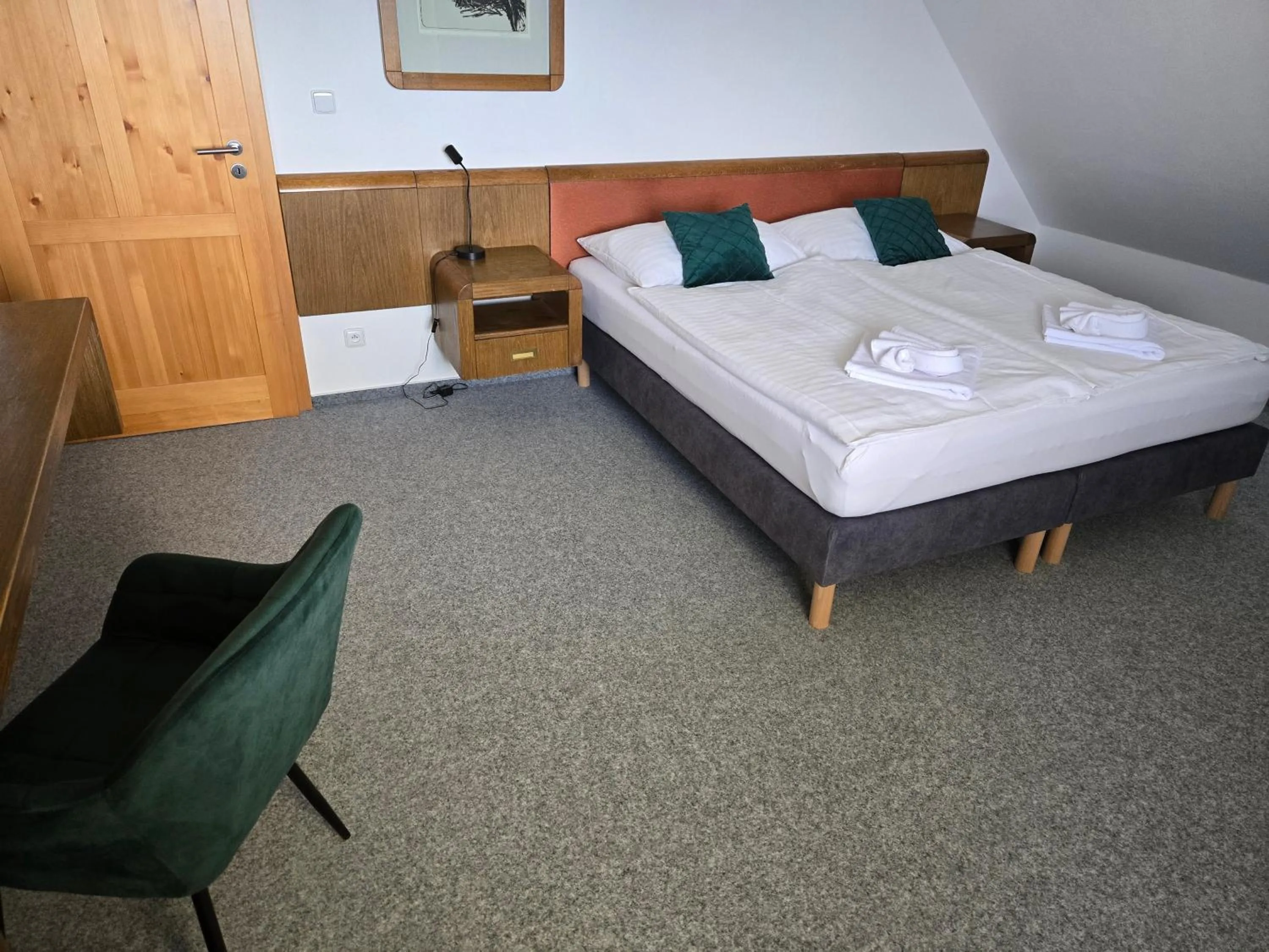 Bed in Hotel Restaurant Na Statku