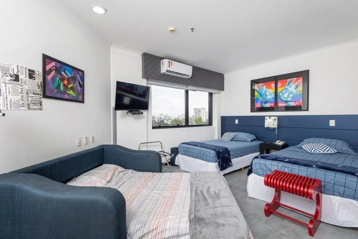 Bedroom in LFlats no Hotel Aeroporto Congonhas