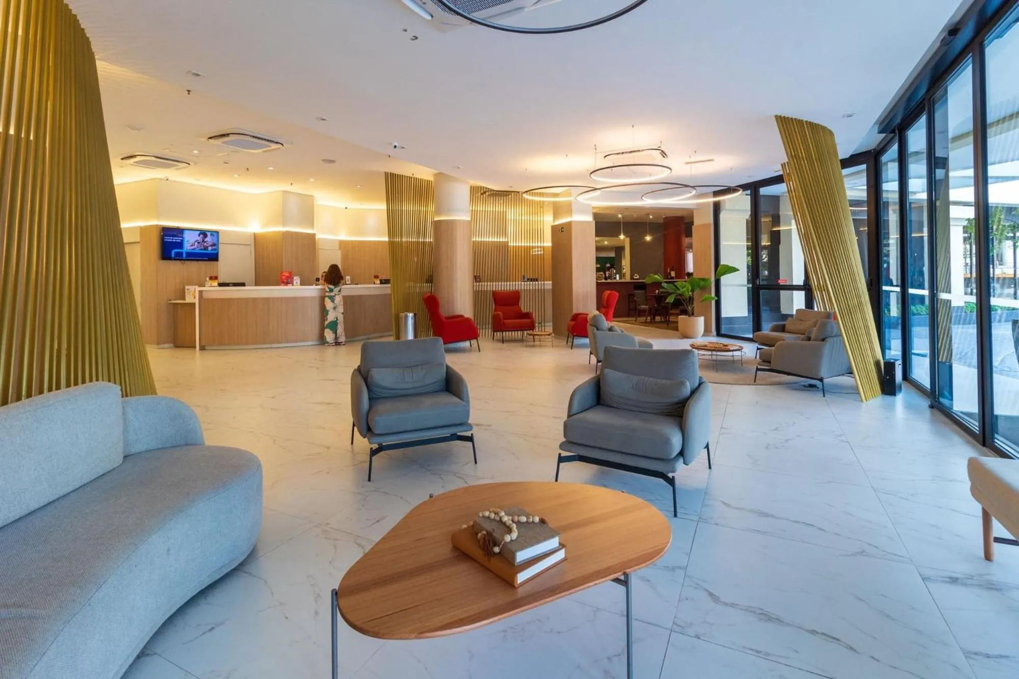 Lobby or reception in LFlats no Hotel Aeroporto Congonhas
