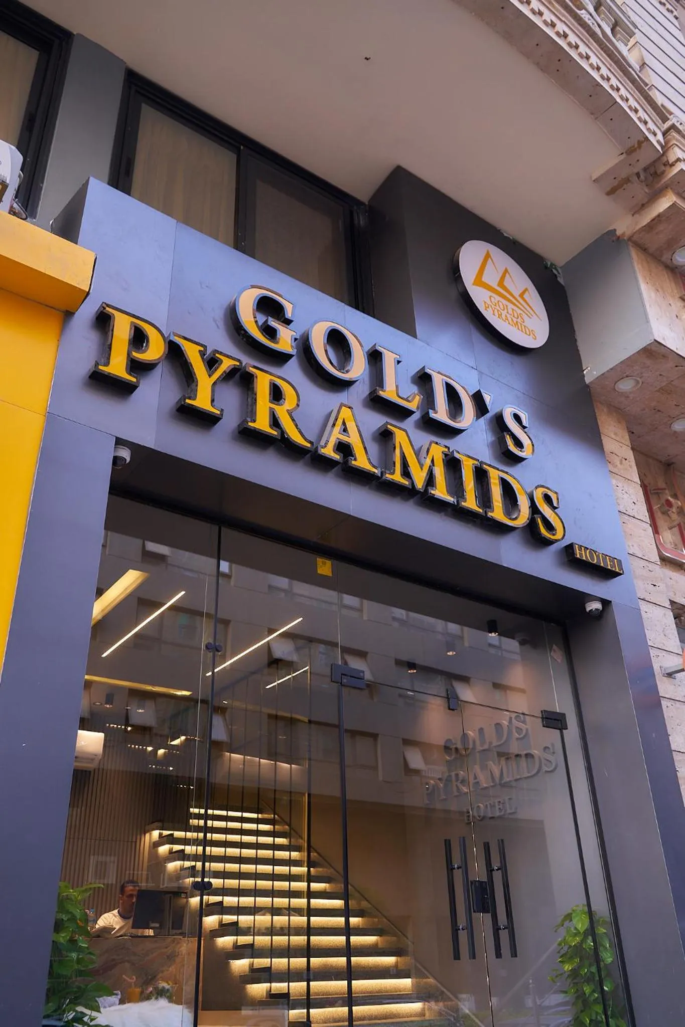 Property logo or sign in Gold's Pyramids Hotel