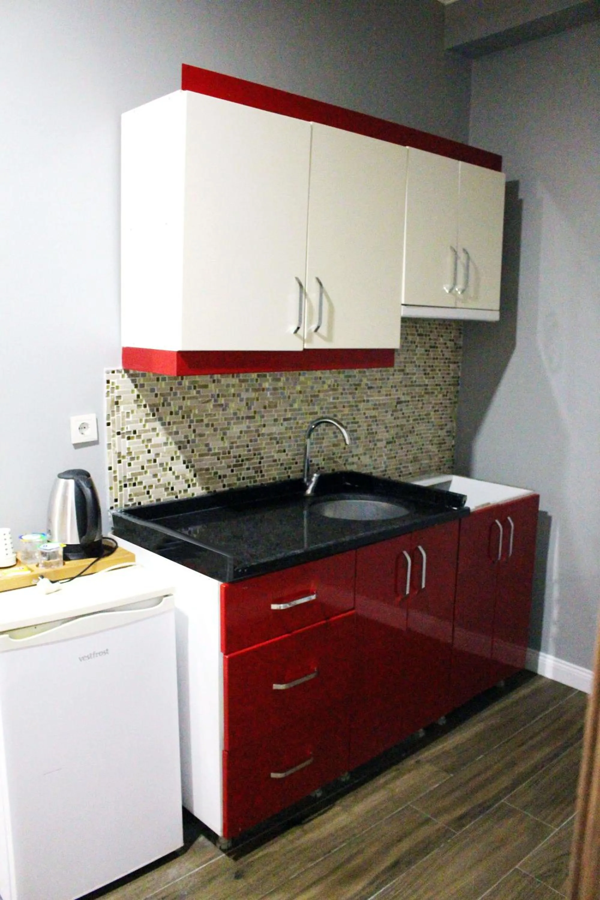 Kitchen or kitchenette in Avist Hotel Avcılar