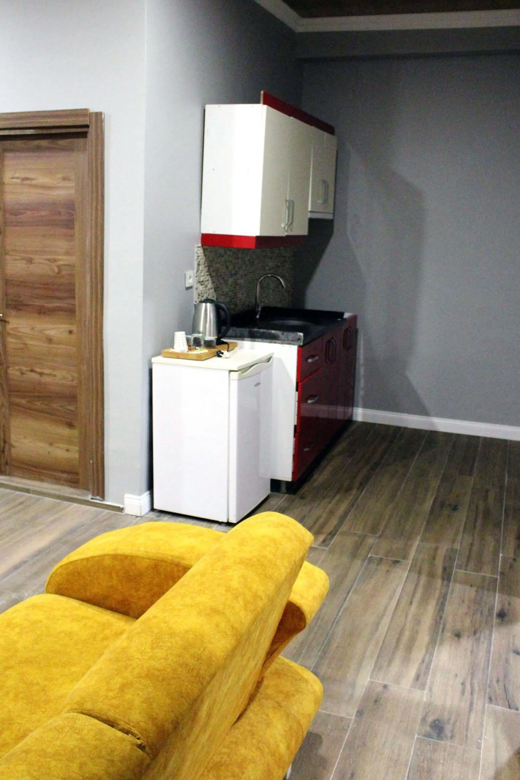 Kitchen or kitchenette in Avist Hotel Avcılar