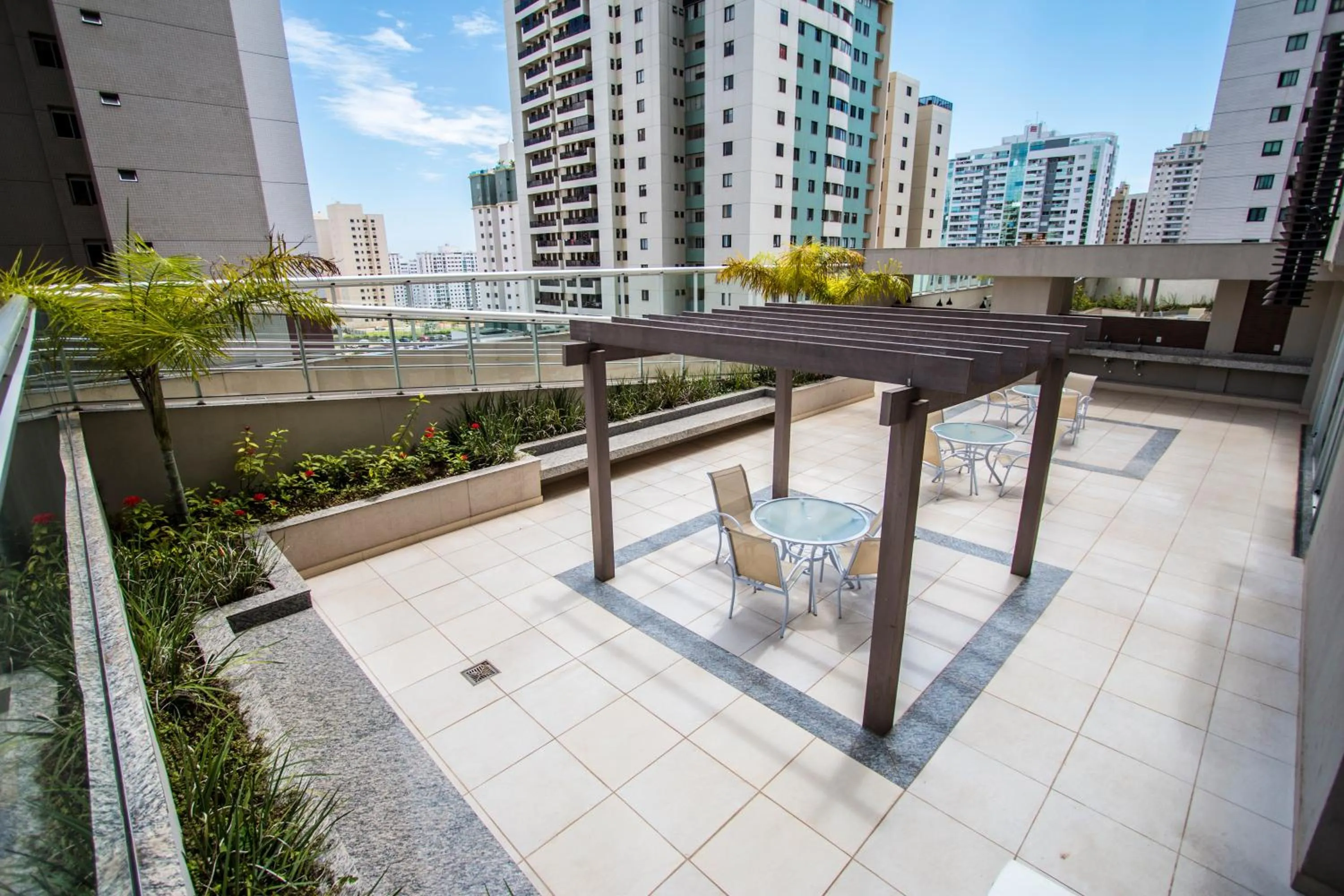 Patio in S4 Hotel Águas Claras