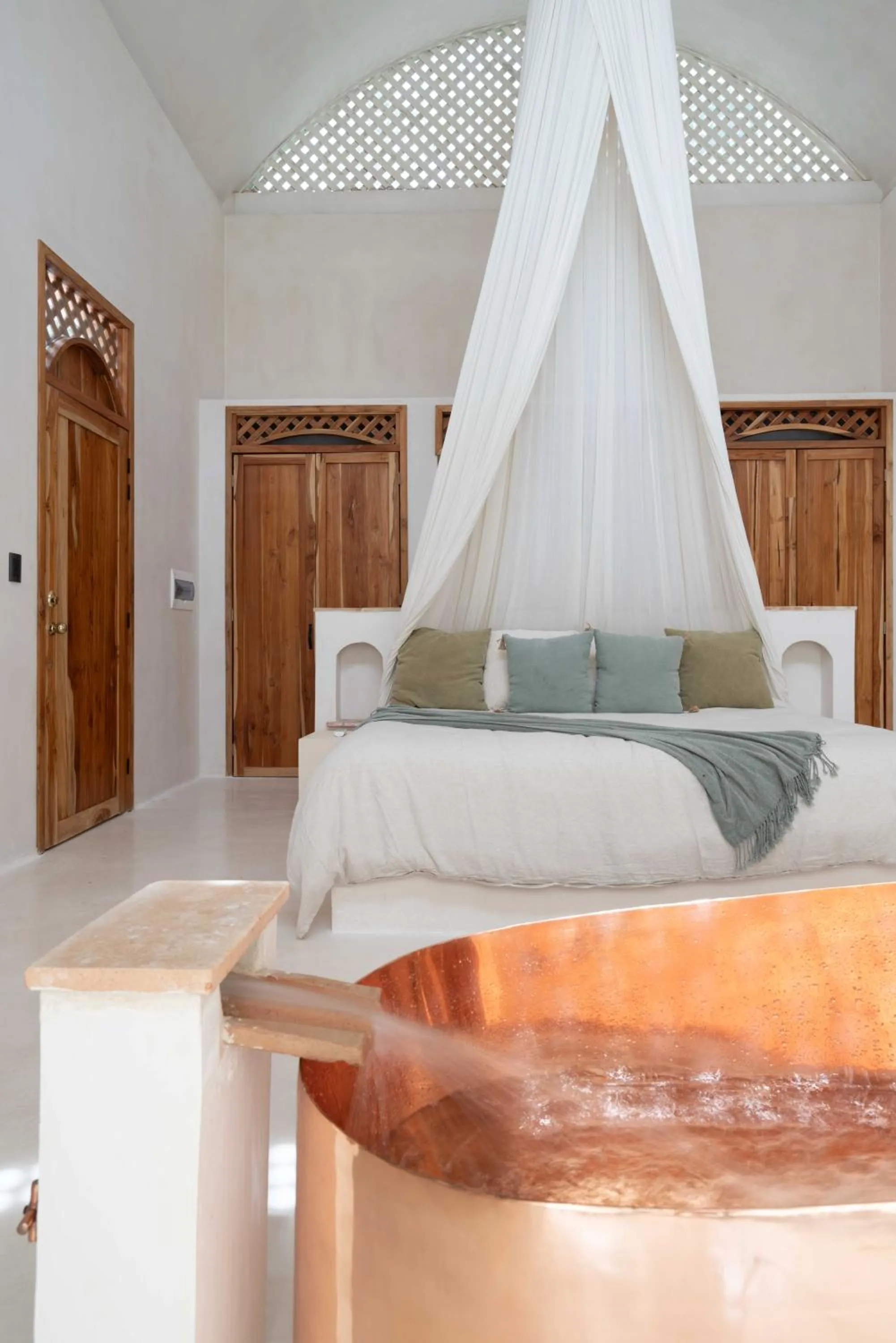 Bed in Anat Tantric Boutique Hotel