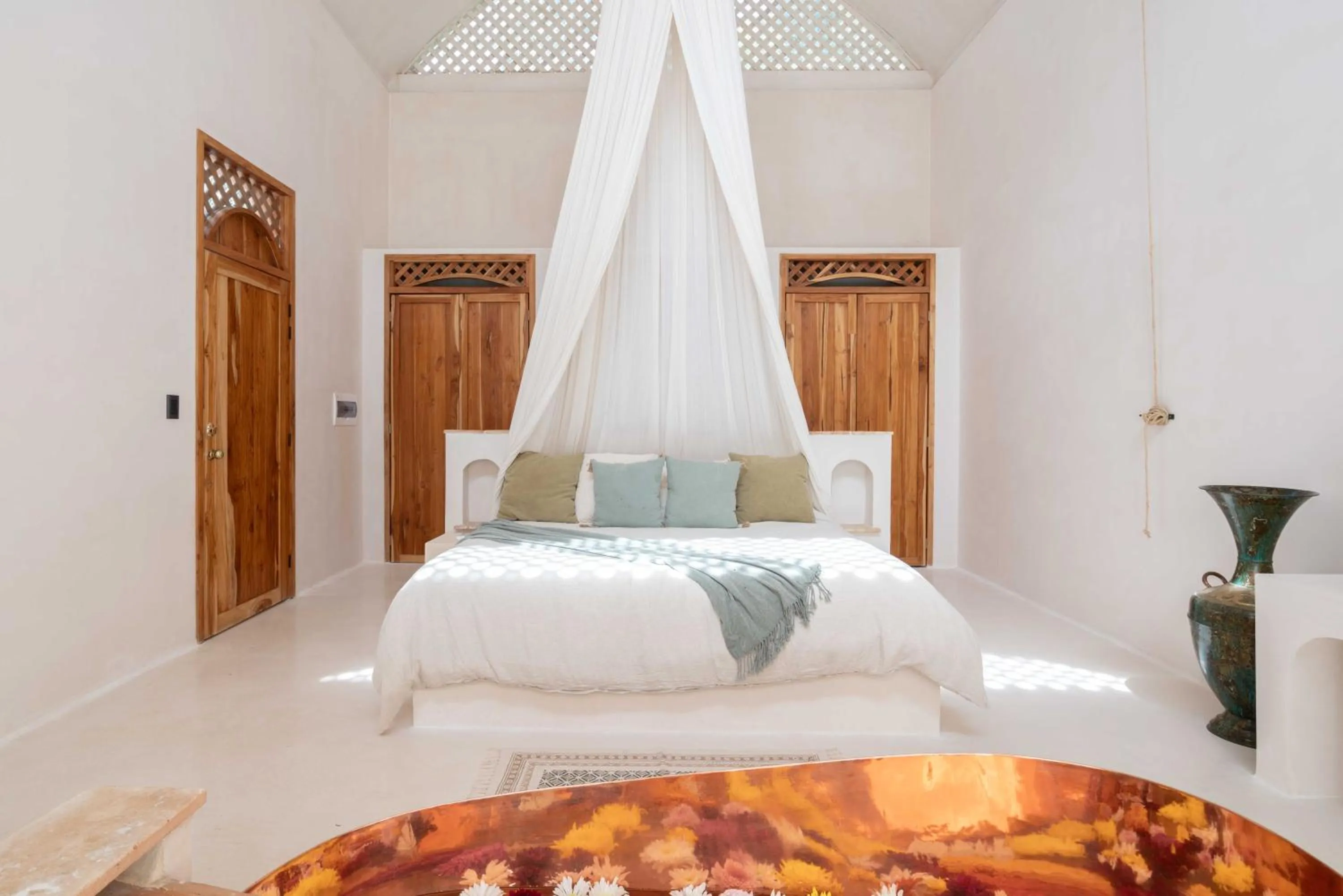 Bed in Anat Tantric Boutique Hotel