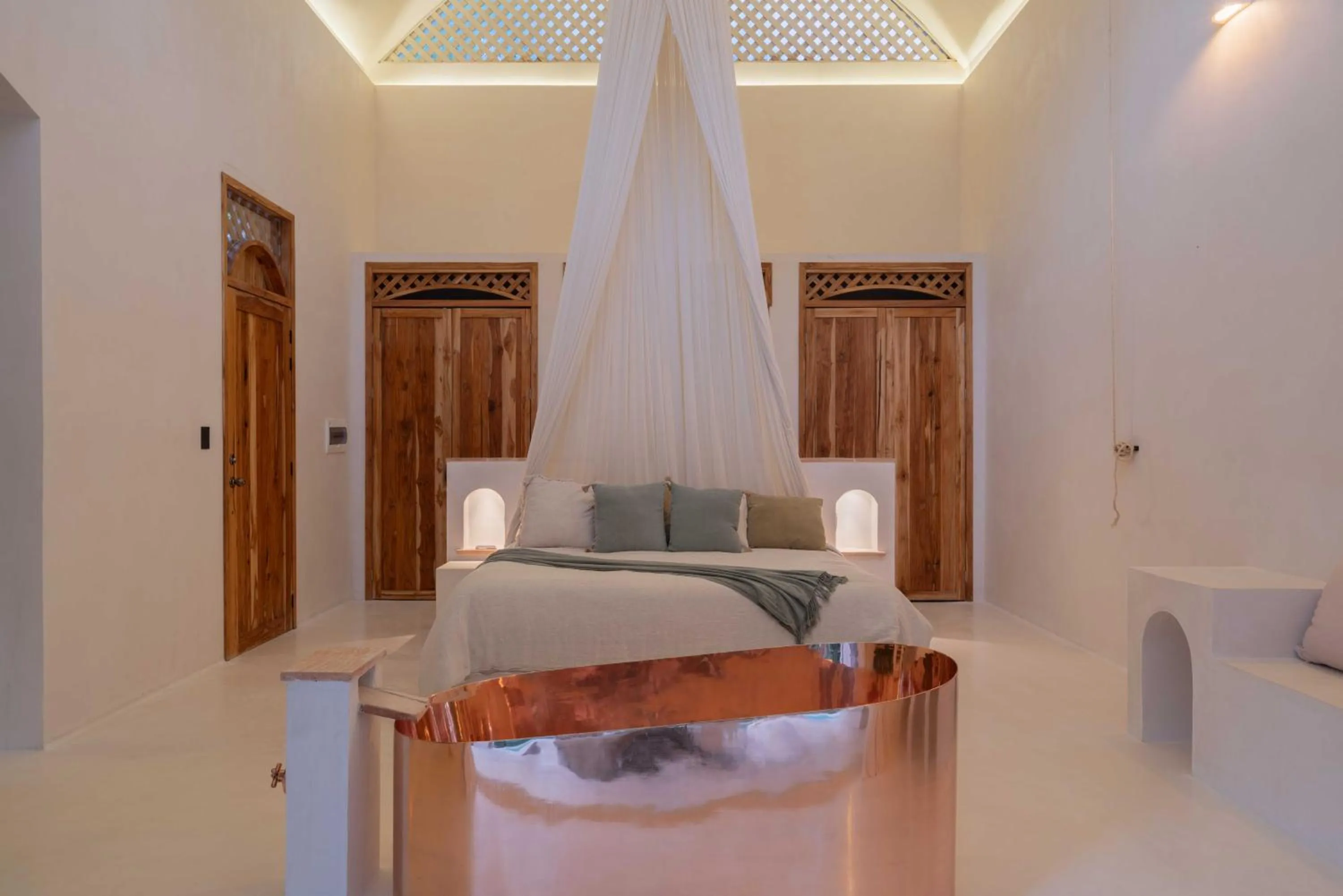 Bed in Anat Tantric Boutique Hotel