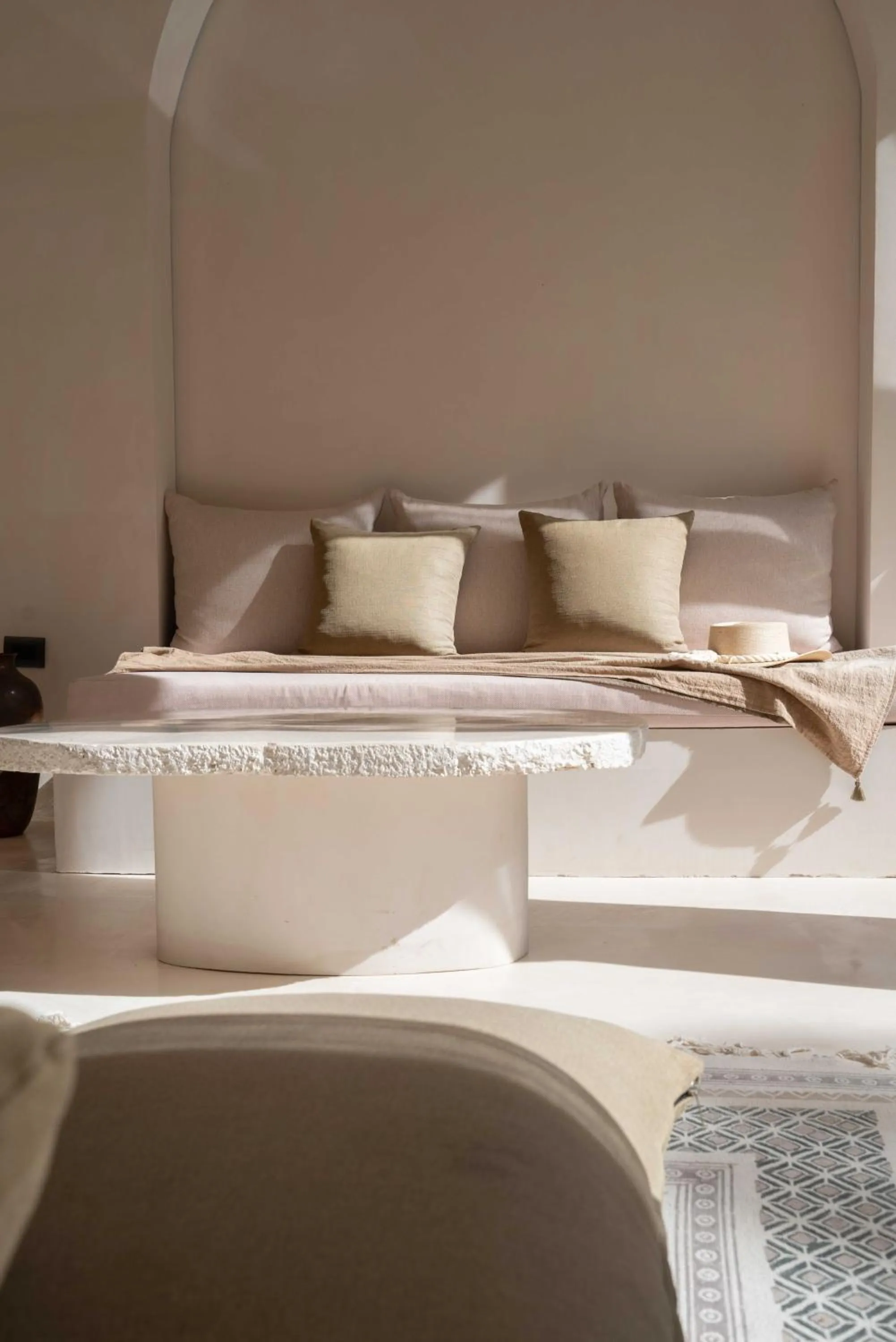 Bed in Anat Tantric Boutique Hotel