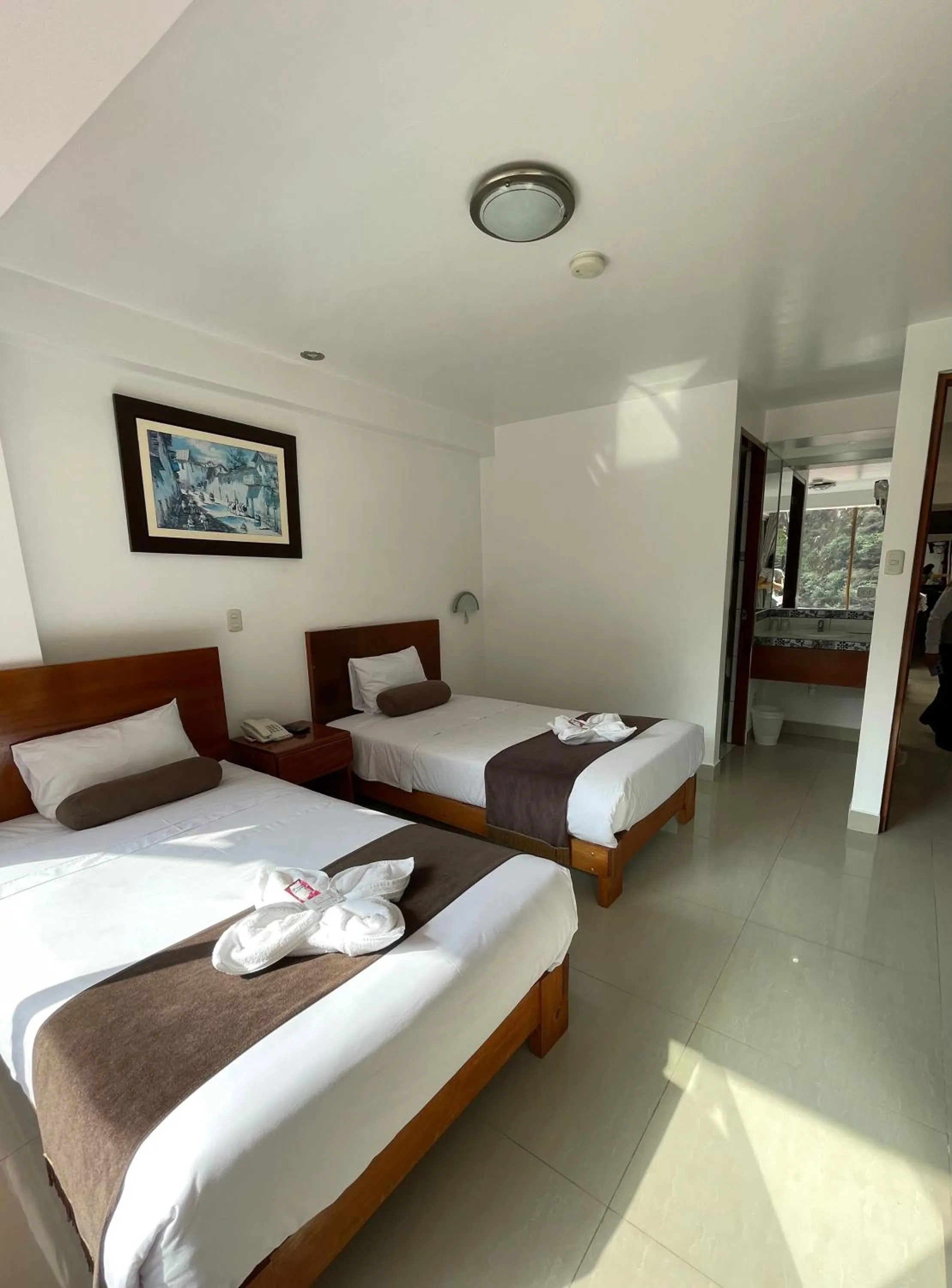 Bed in Flower's House MachuPicchu