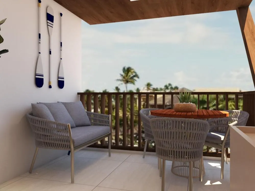 Balcony/Terrace in Porto Beach Resort - Marulhos