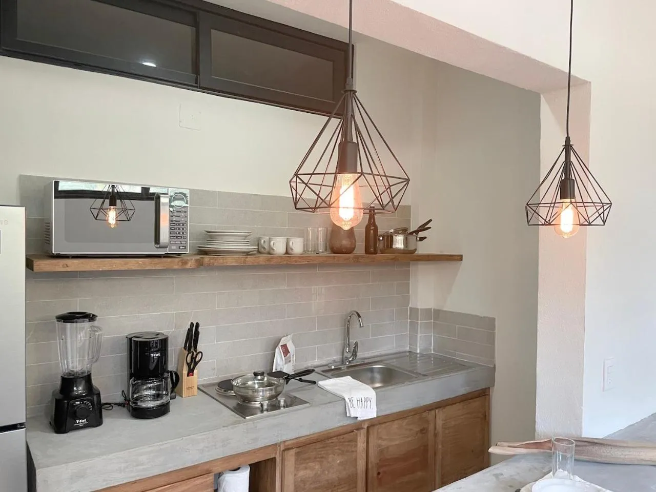 Kitchen or kitchenette in Rooms Huatulco