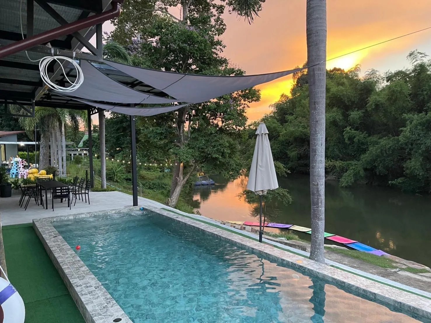 Pool view in Suptara Resort