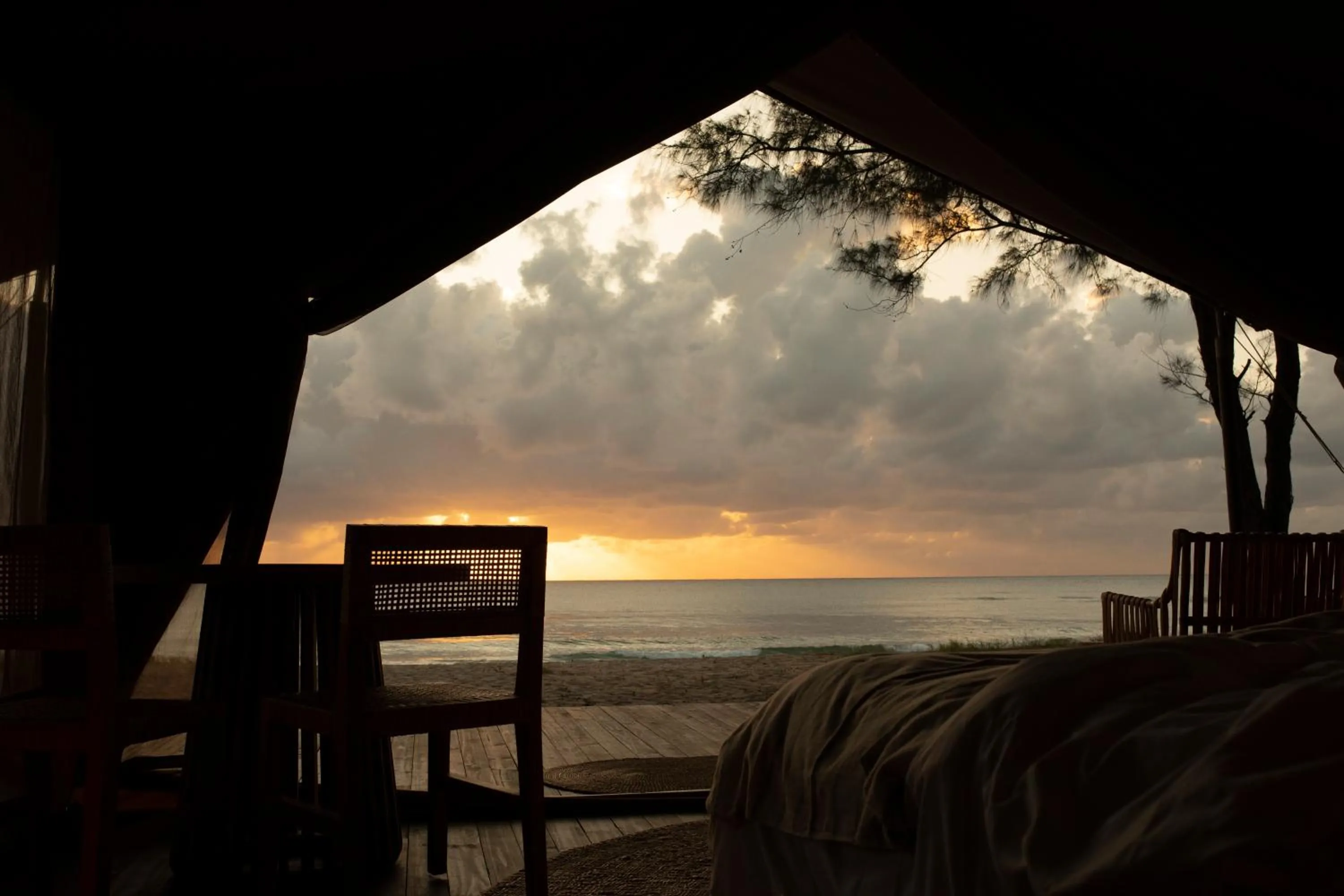 View (from property/room), Bed in The Overhang