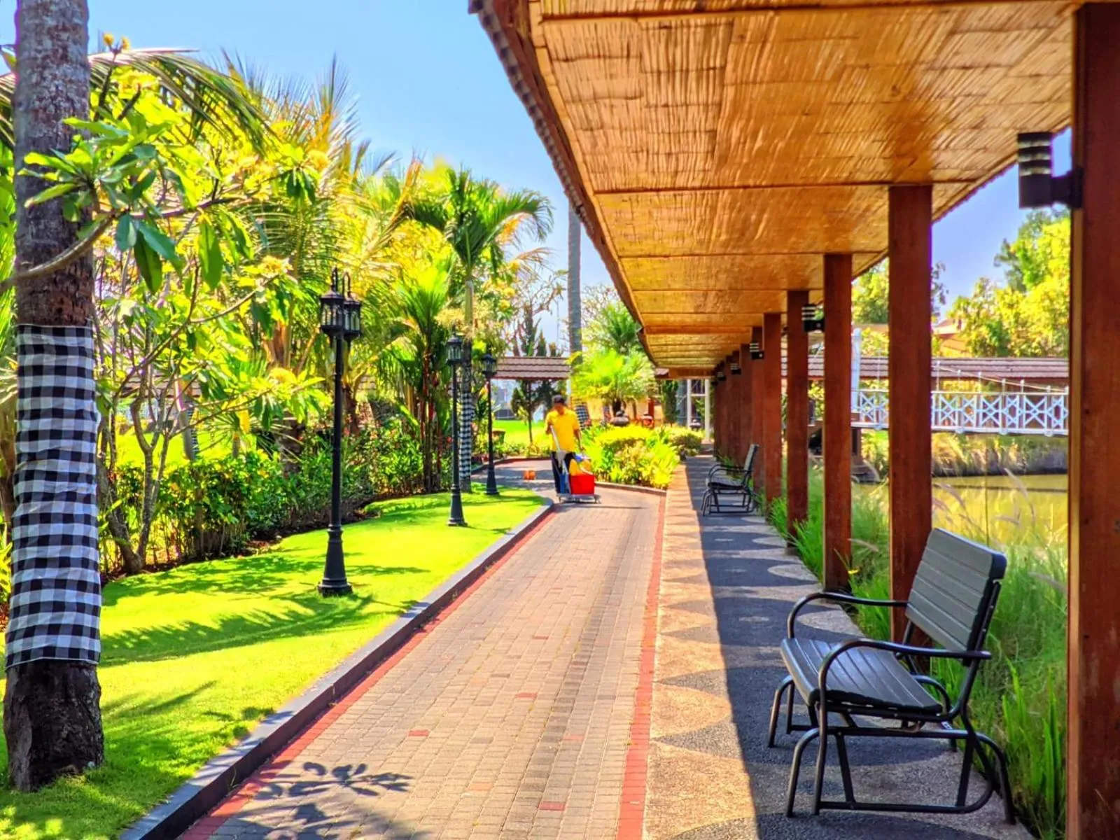 Garden in Villa Rancabango Hotel & Resort Garut