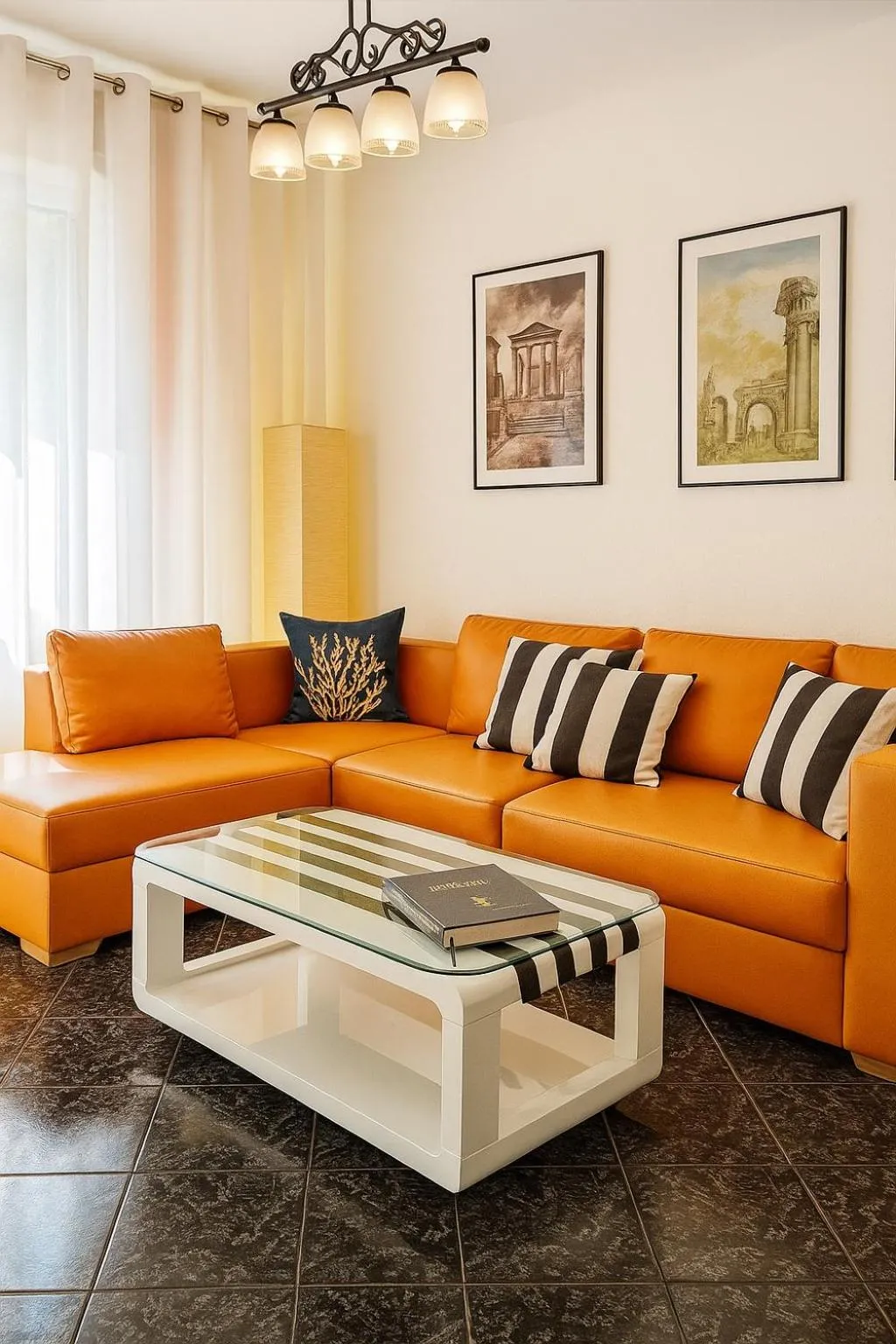Living room in City apartment Blue Vibes
