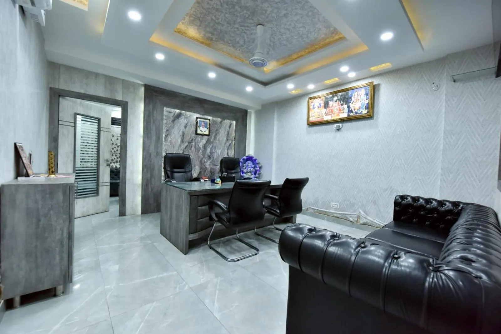 Seating area in Royal Inn Jammu