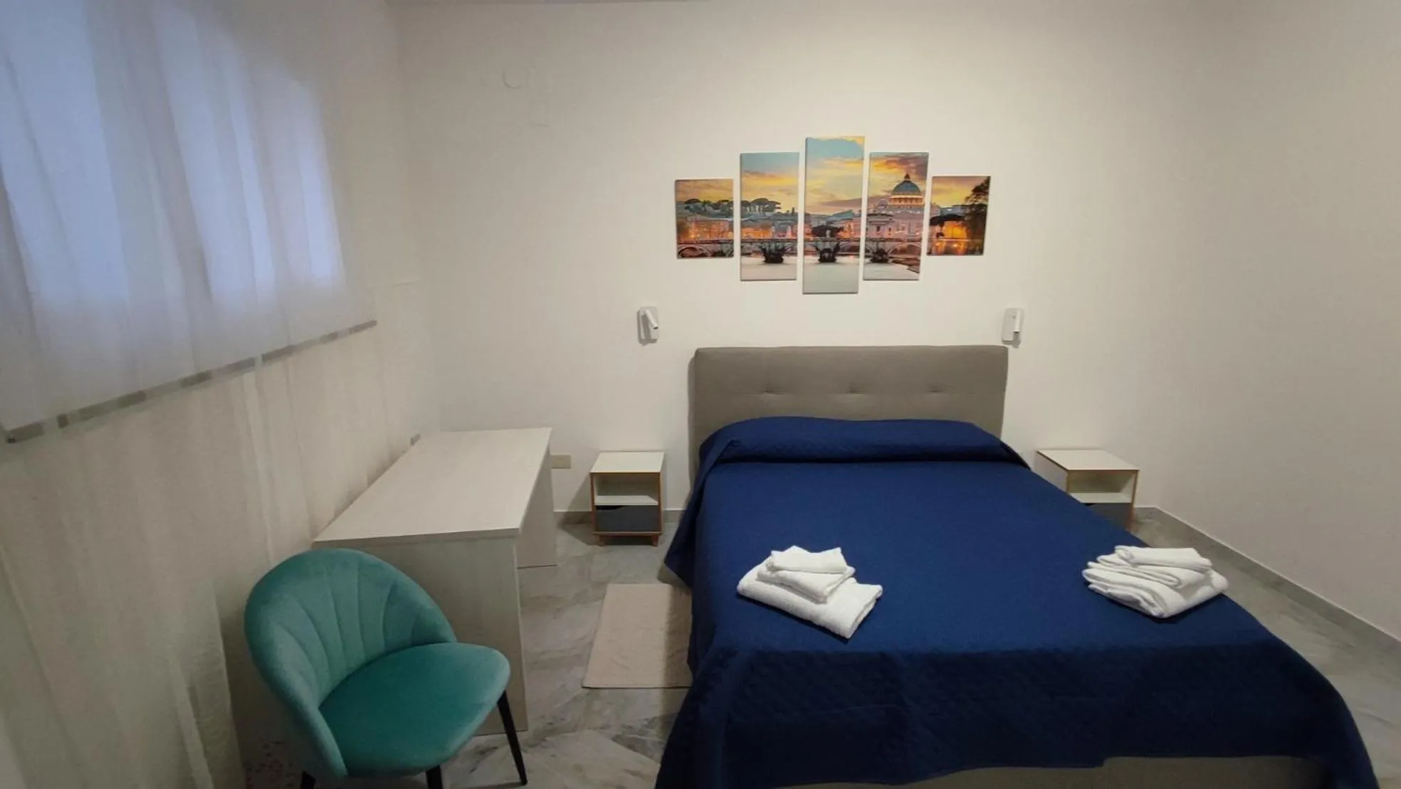 View (from property/room), Bed in VATICAN GREEN GARDEN