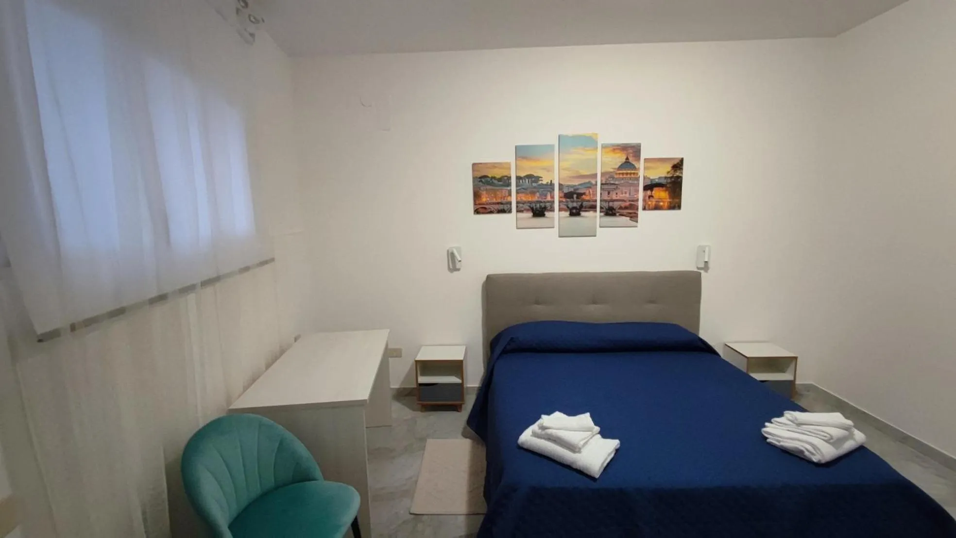 View (from property/room), Bed in VATICAN GREEN GARDEN