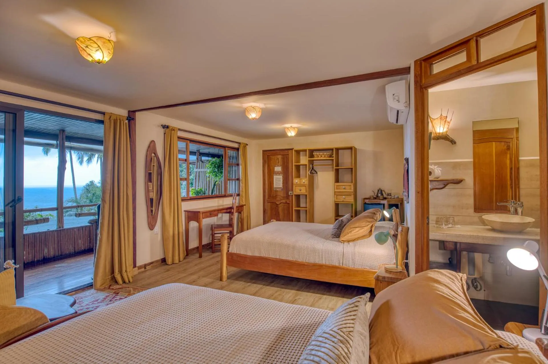 Bed in Hotel Amor de Mar