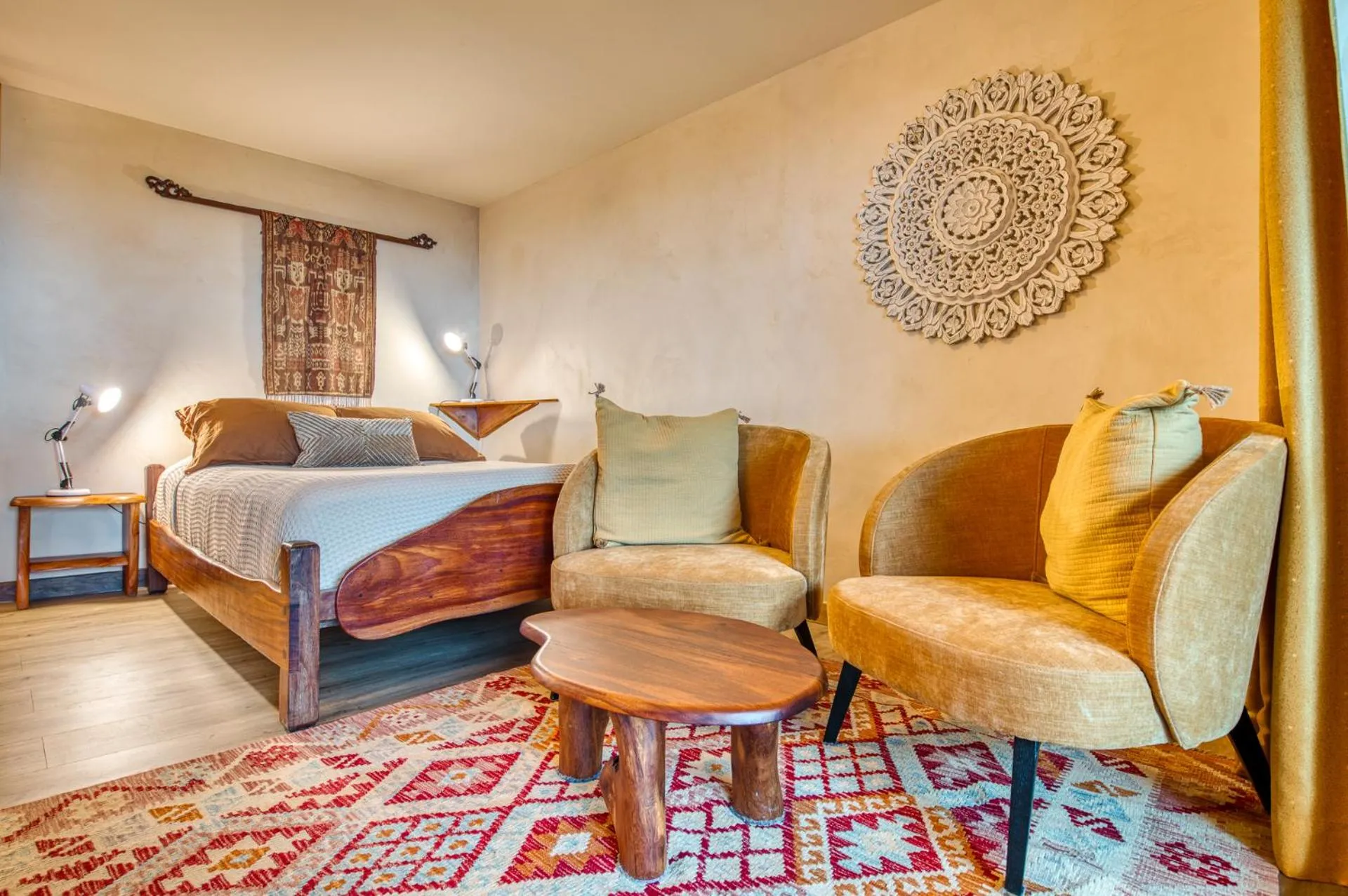 Bed in Hotel Amor de Mar