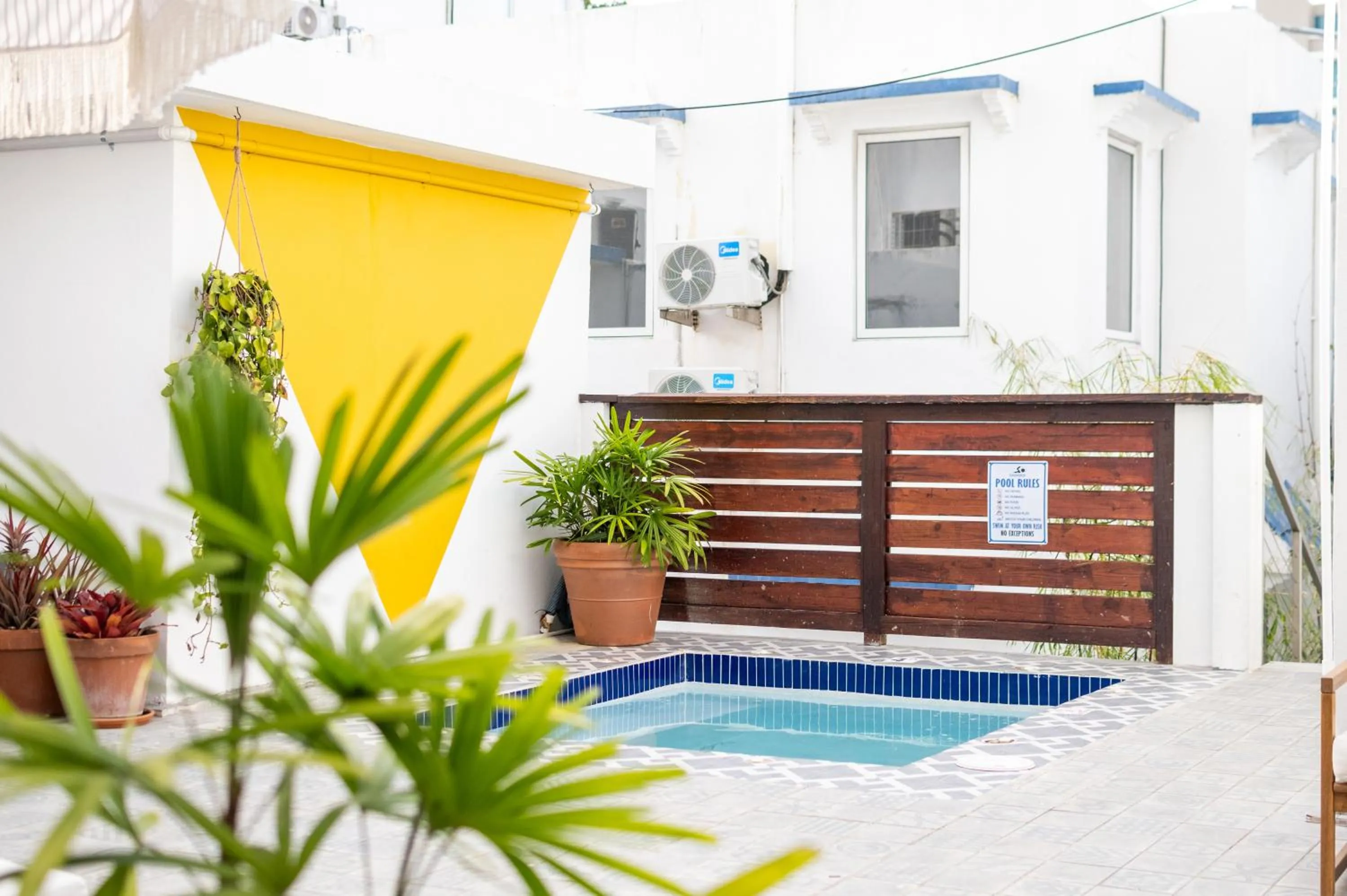 Patio in La Mona Loiza Apartment Complex by Stay with Bear