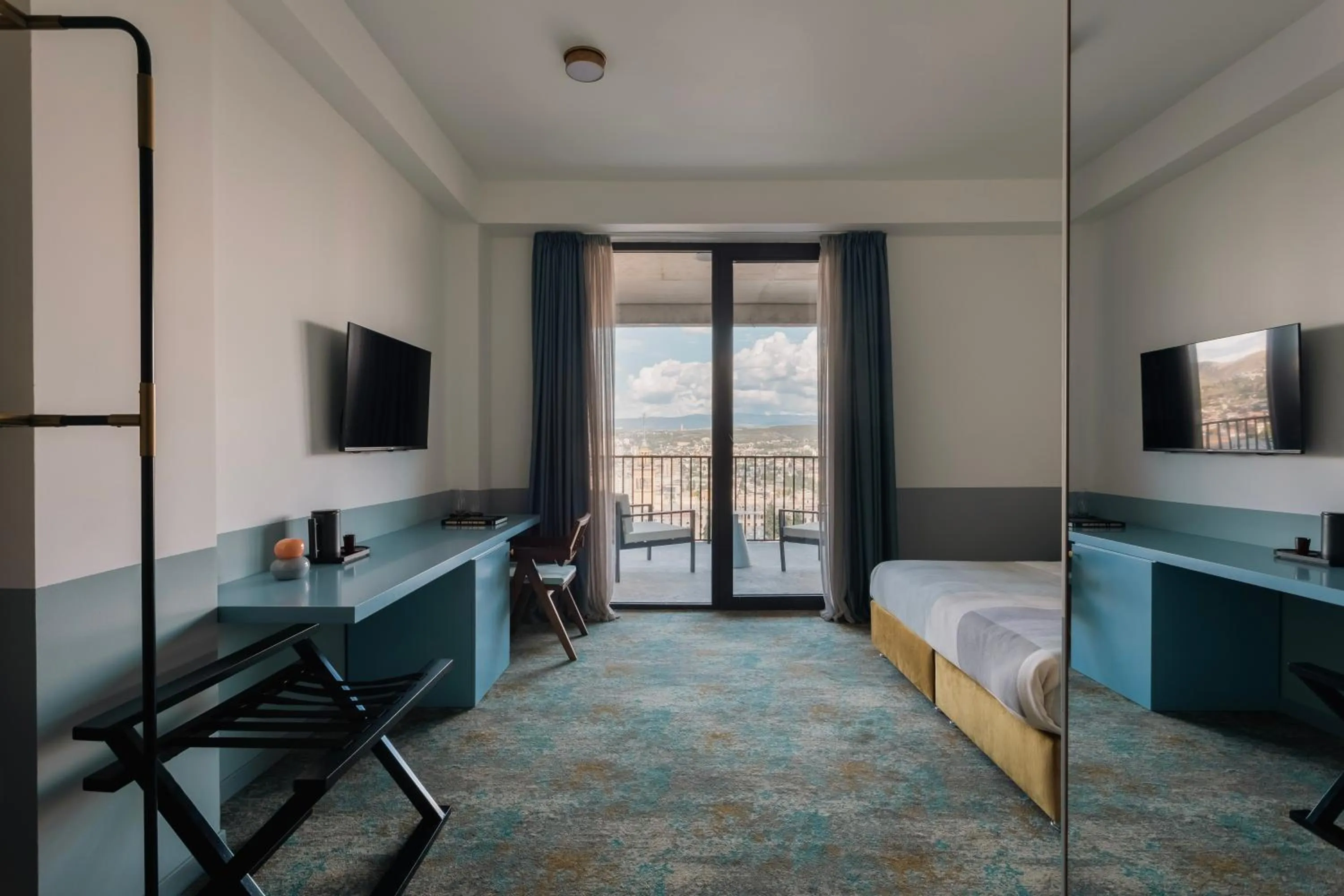 View (from property/room), Bed in Castor & Pollux Hotel