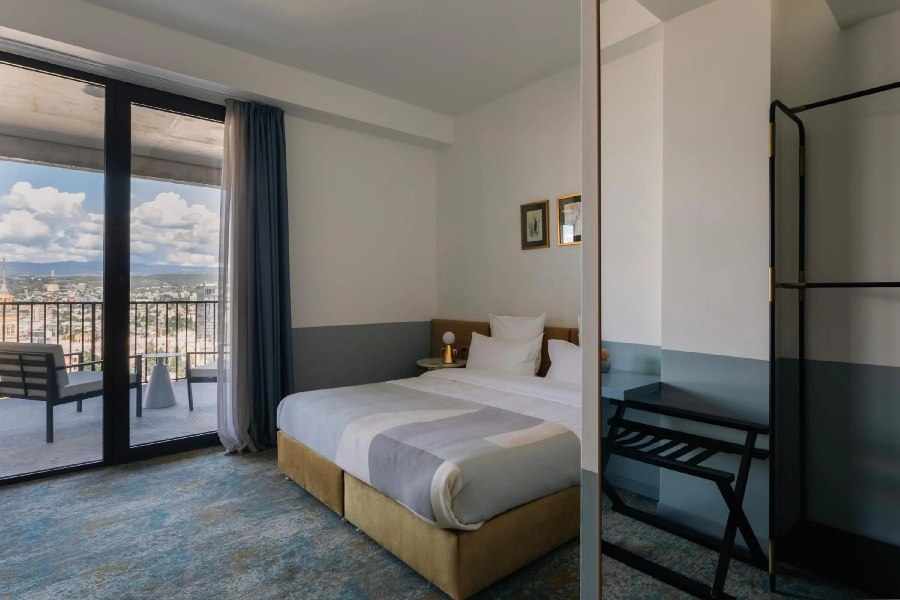 View (from property/room), Bed in Castor & Pollux Hotel
