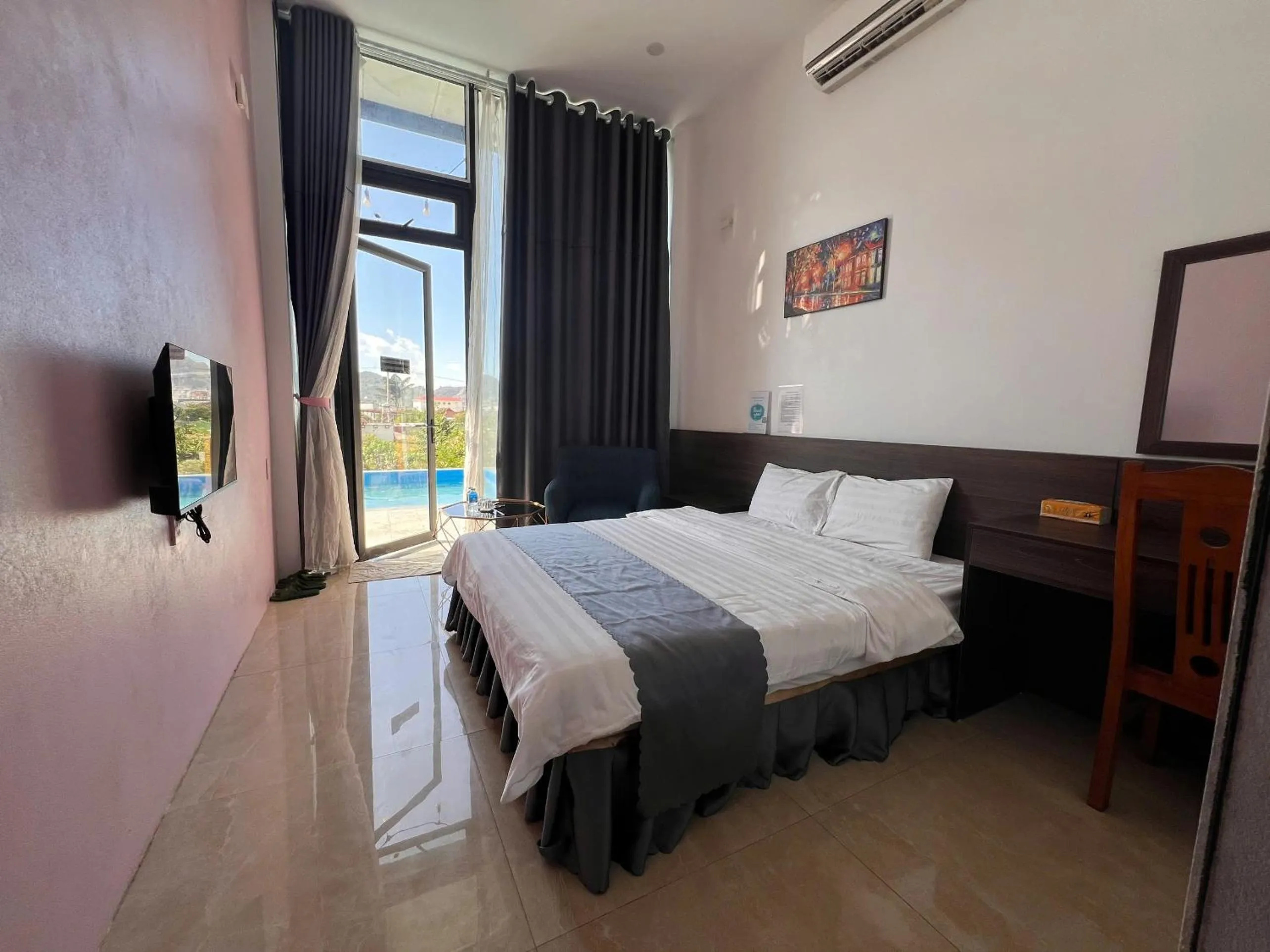 Bed in Happy House Moc Chau