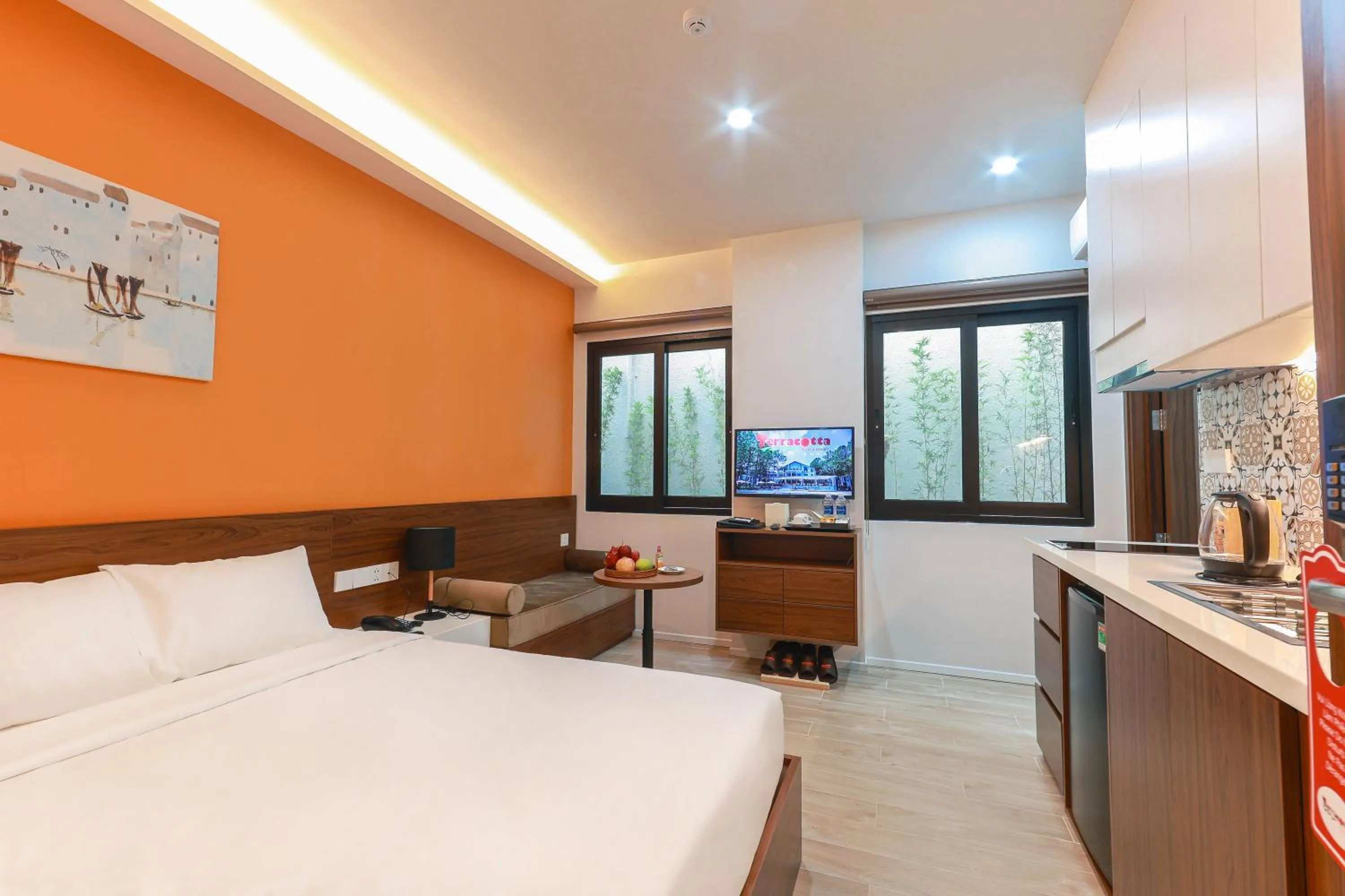 Bedroom, Bed in Terracotta Villa Saigon