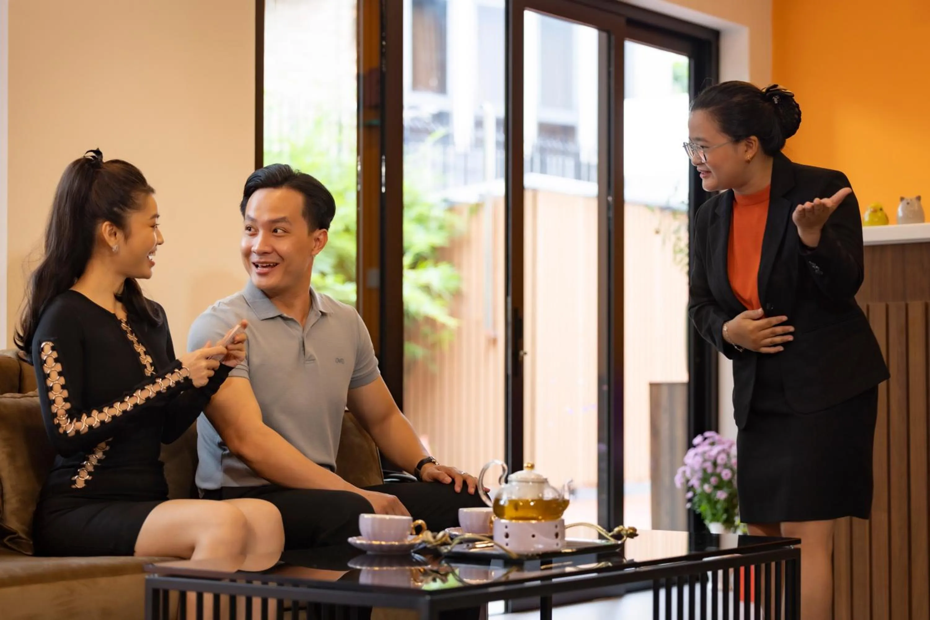 Guests in Terracotta Villa Saigon