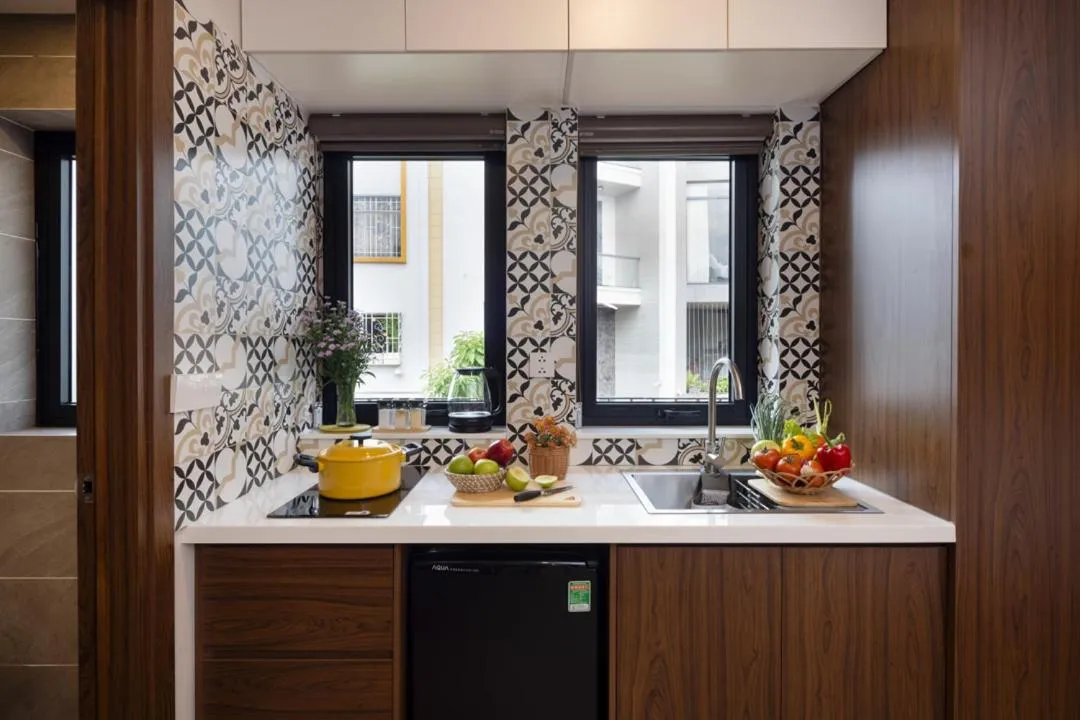 Kitchen or kitchenette in Terracotta Villa Saigon