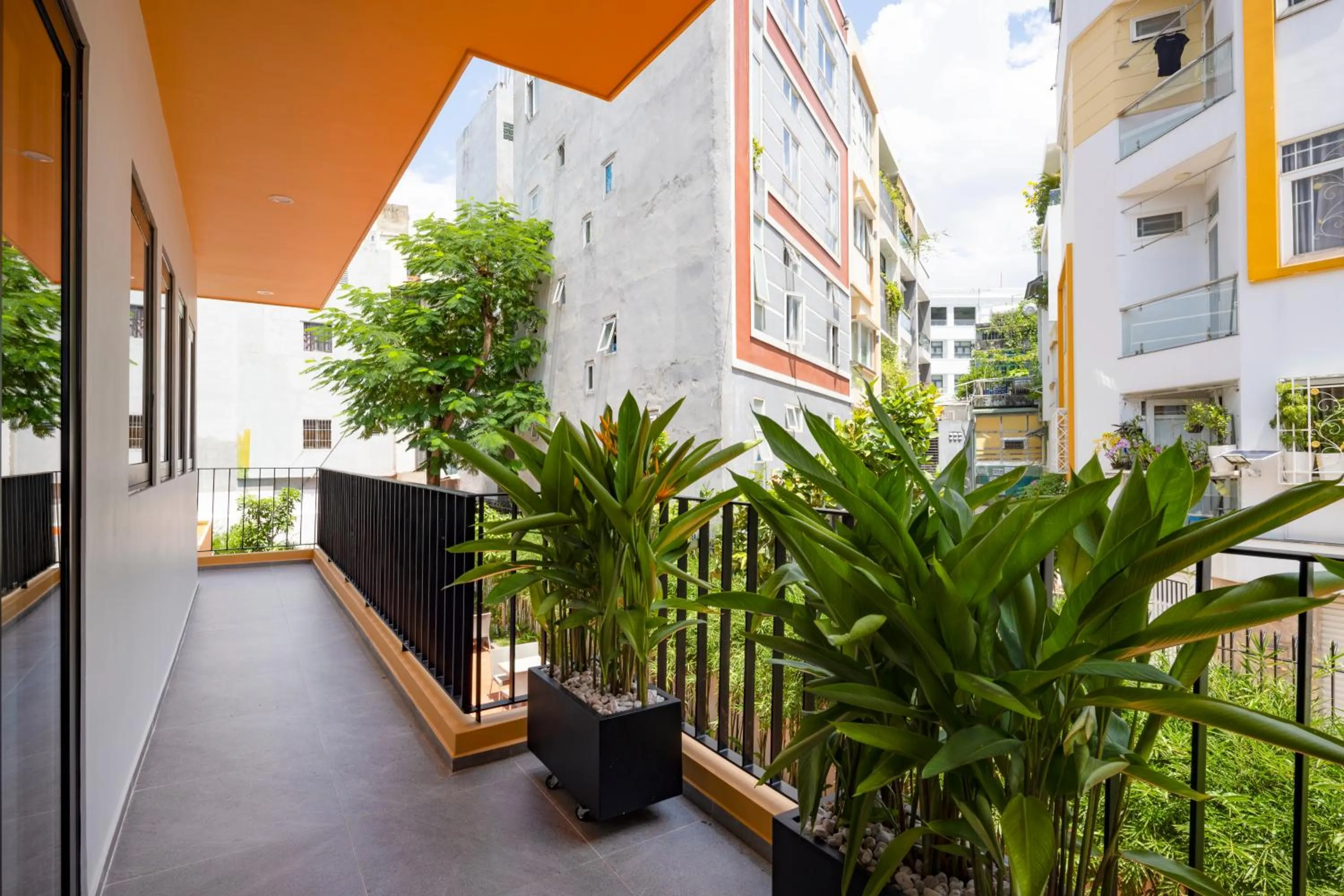 Balcony/Terrace in Terracotta Villa Saigon
