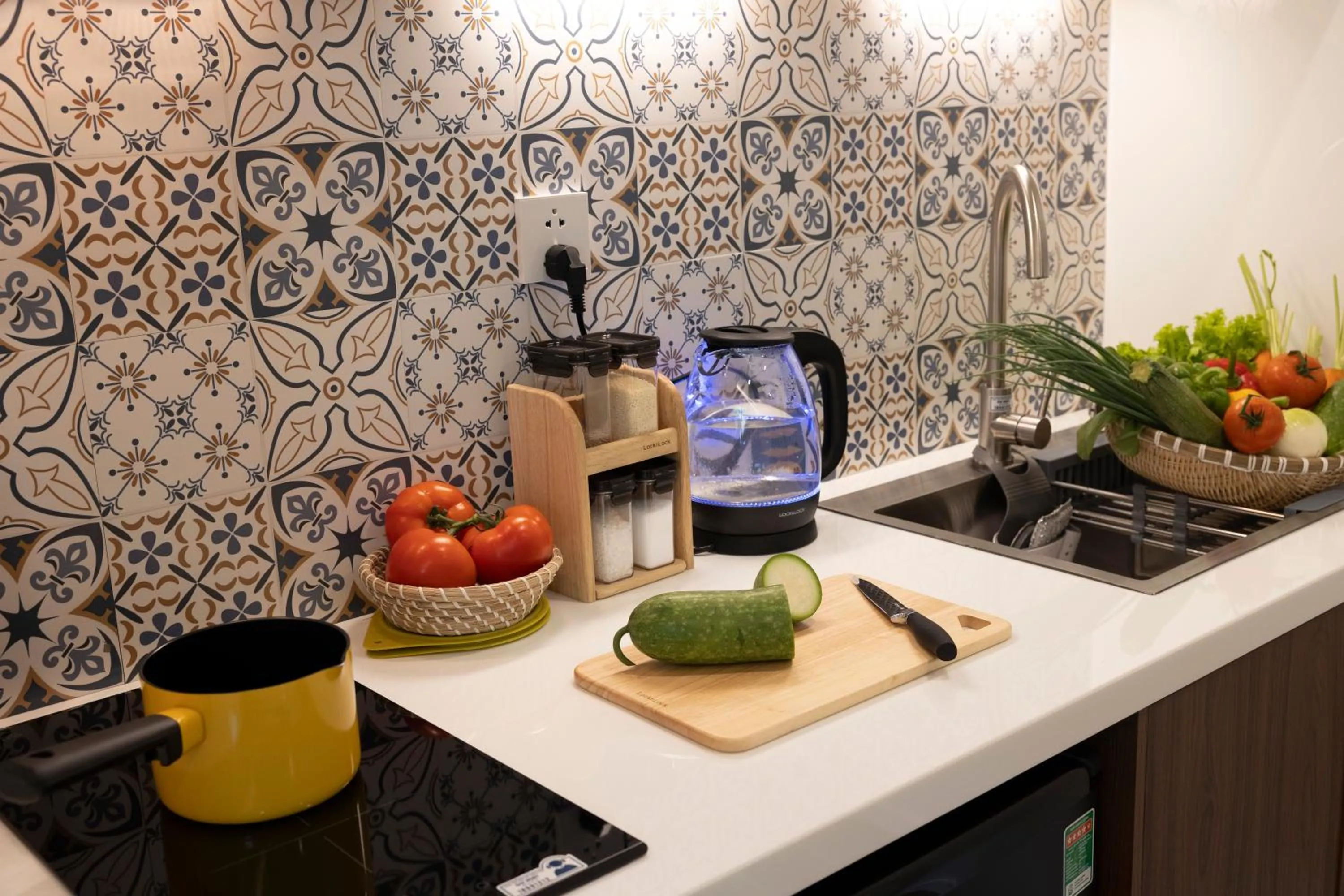 Kitchen or kitchenette in Terracotta Villa Saigon