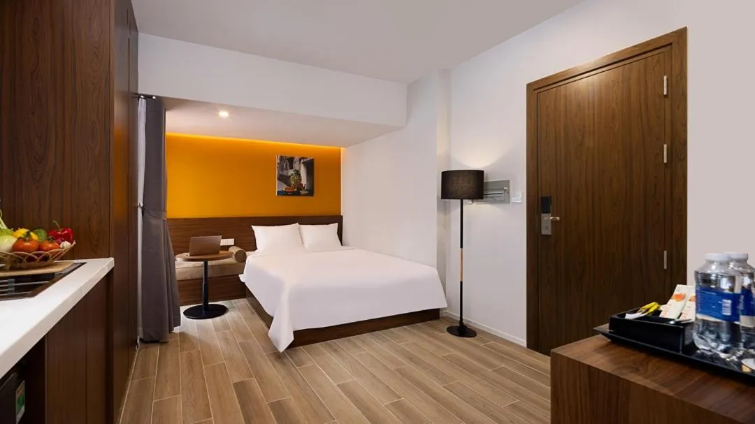 Bedroom, Bed in Terracotta Villa Saigon