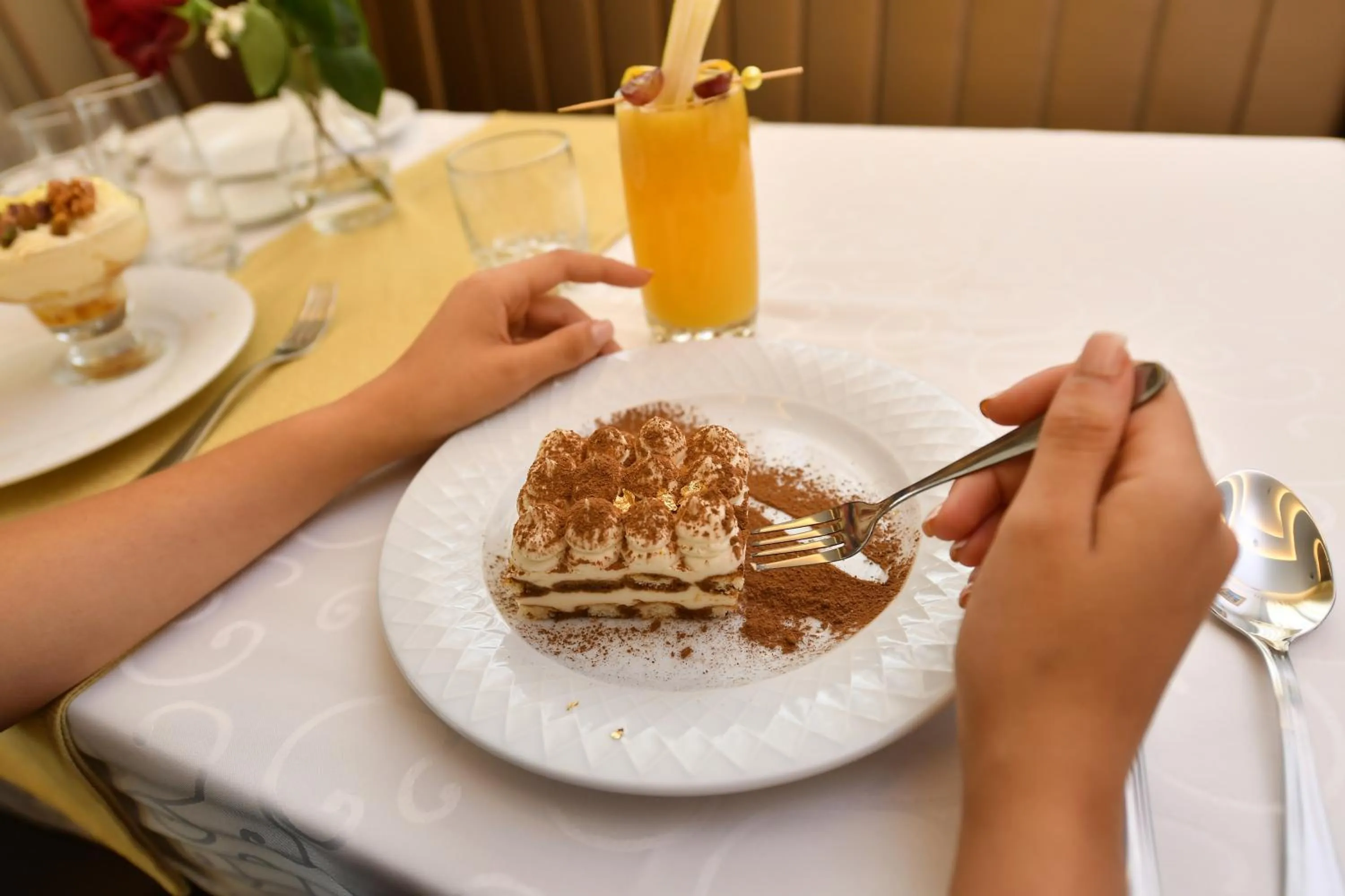 Food and drinks in LE PALME HOTEL