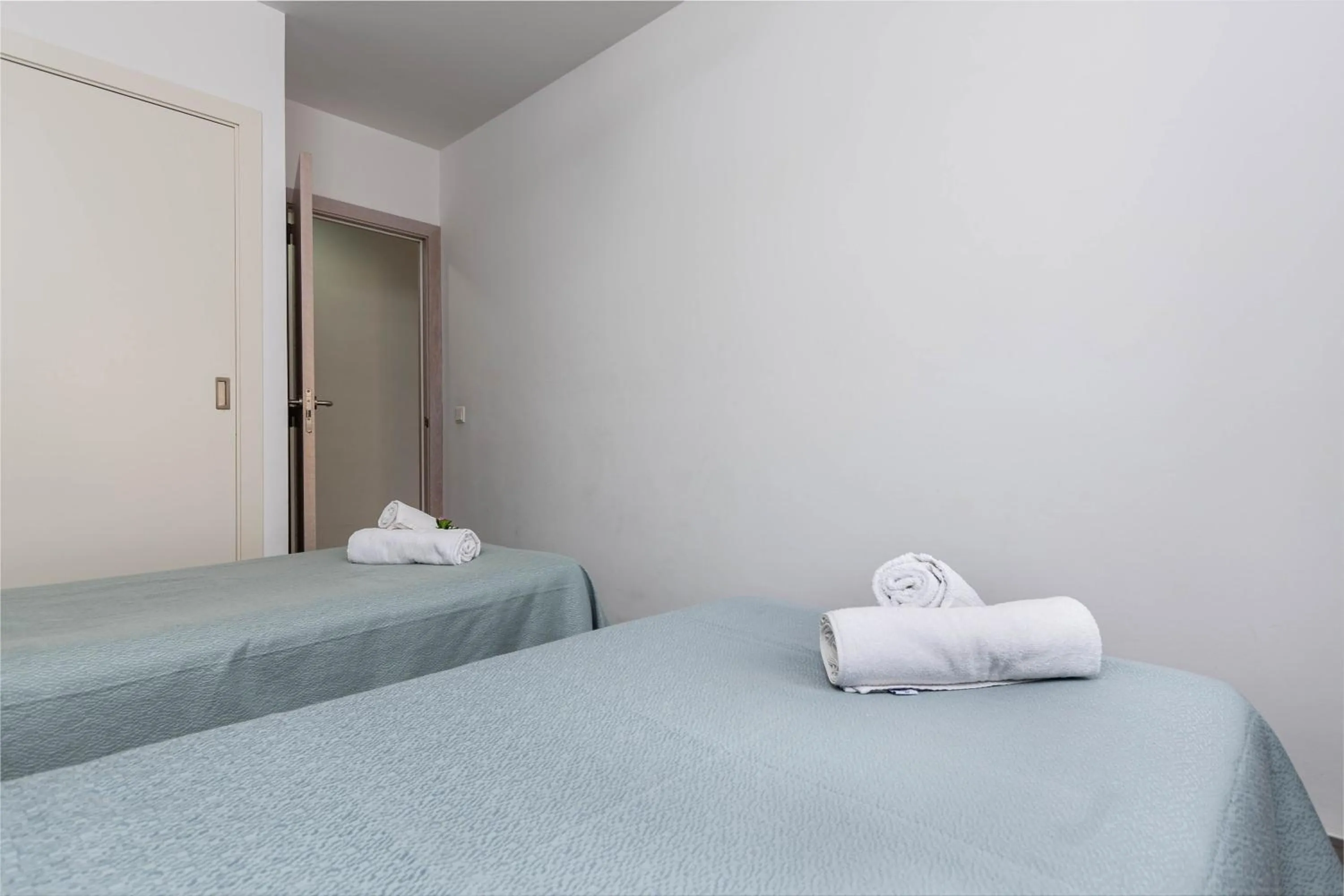 Bed in Acapulco Apartments