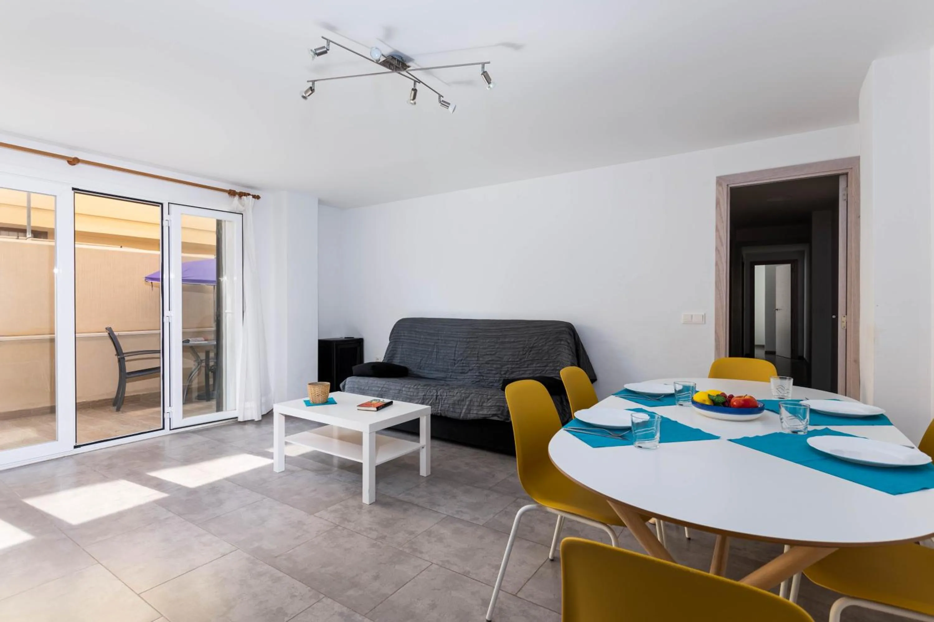 Living room in Acapulco Apartments