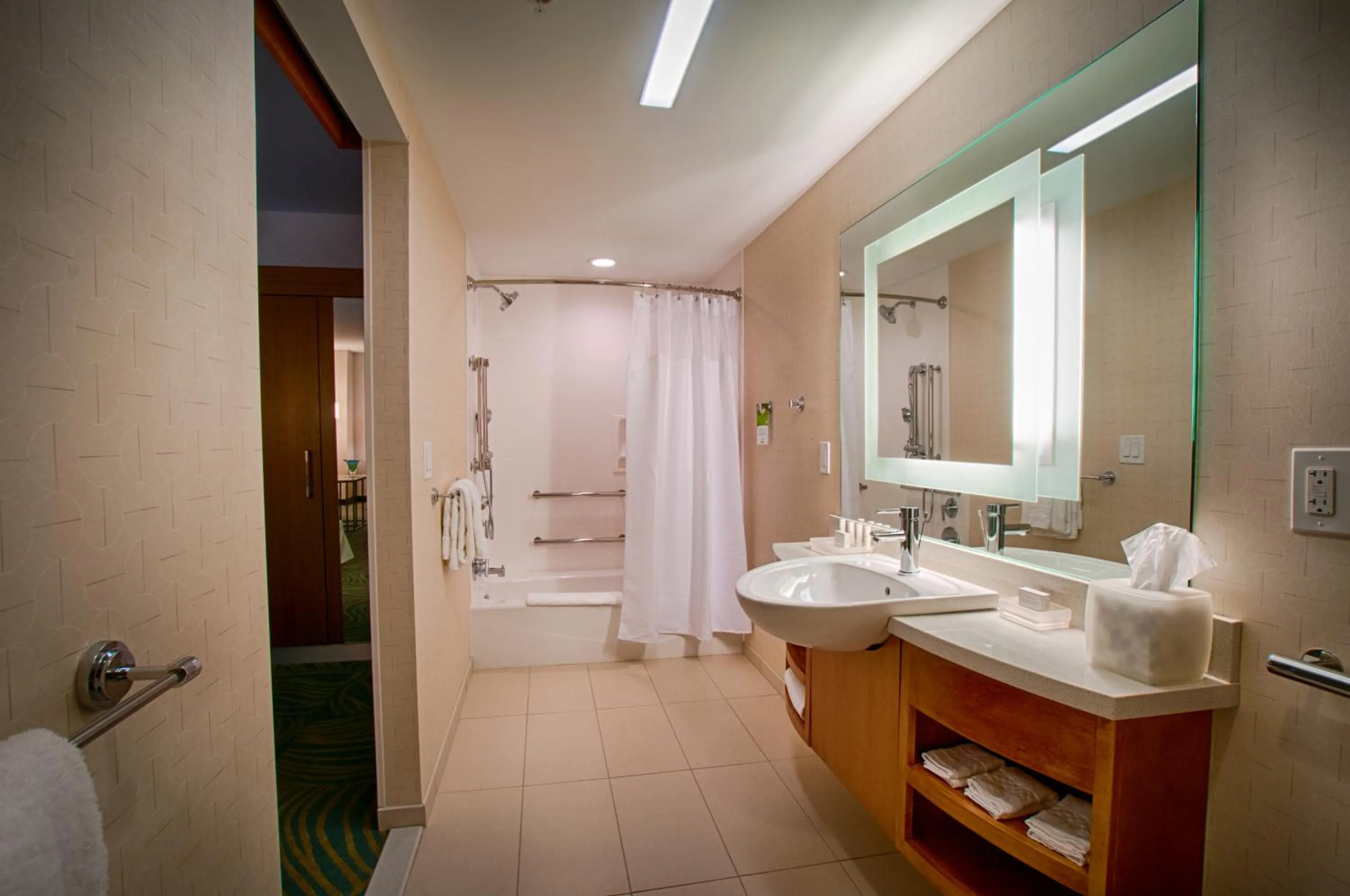 Shower in SpringHill Suites by Marriott Canton
