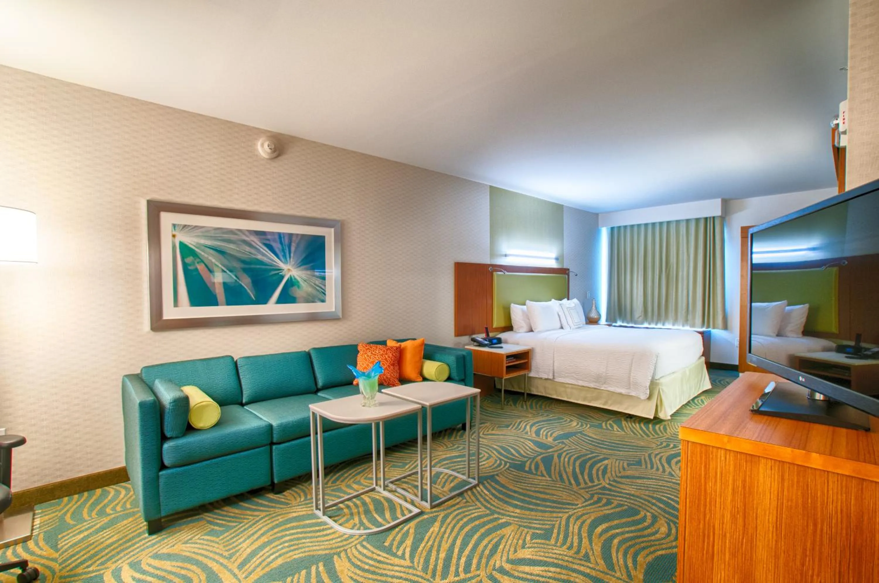 Bed in SpringHill Suites by Marriott Canton