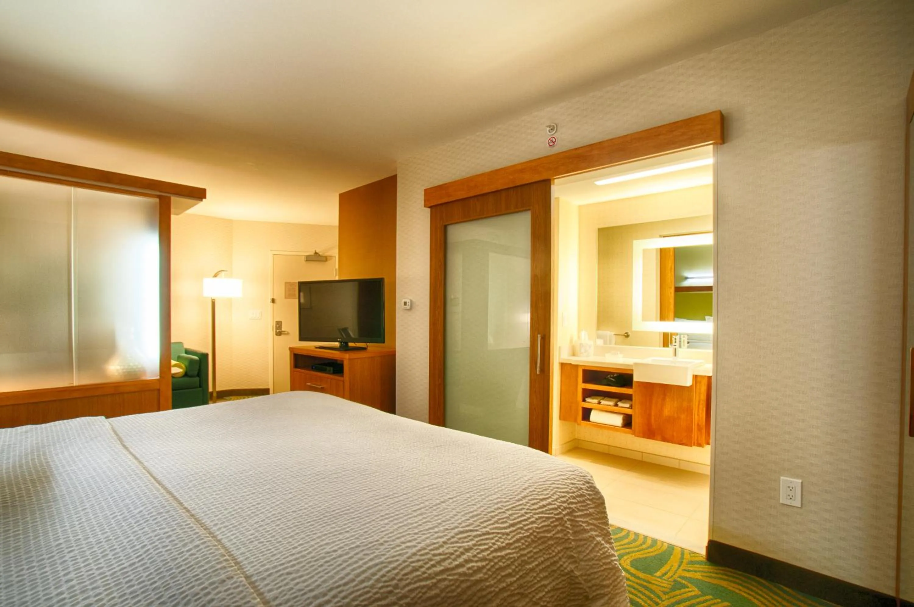 Bed in SpringHill Suites by Marriott Canton