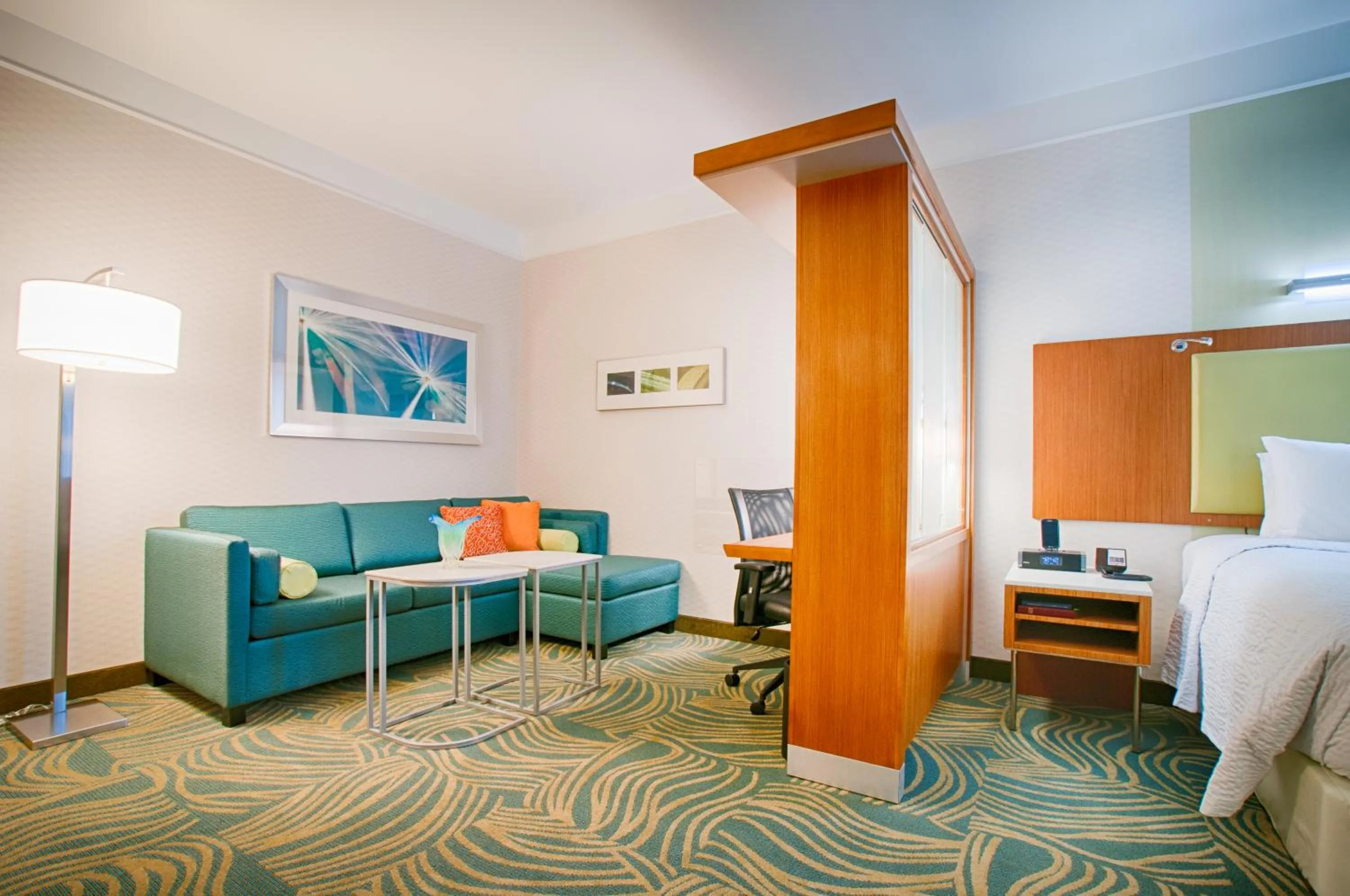 Bed in SpringHill Suites by Marriott Canton