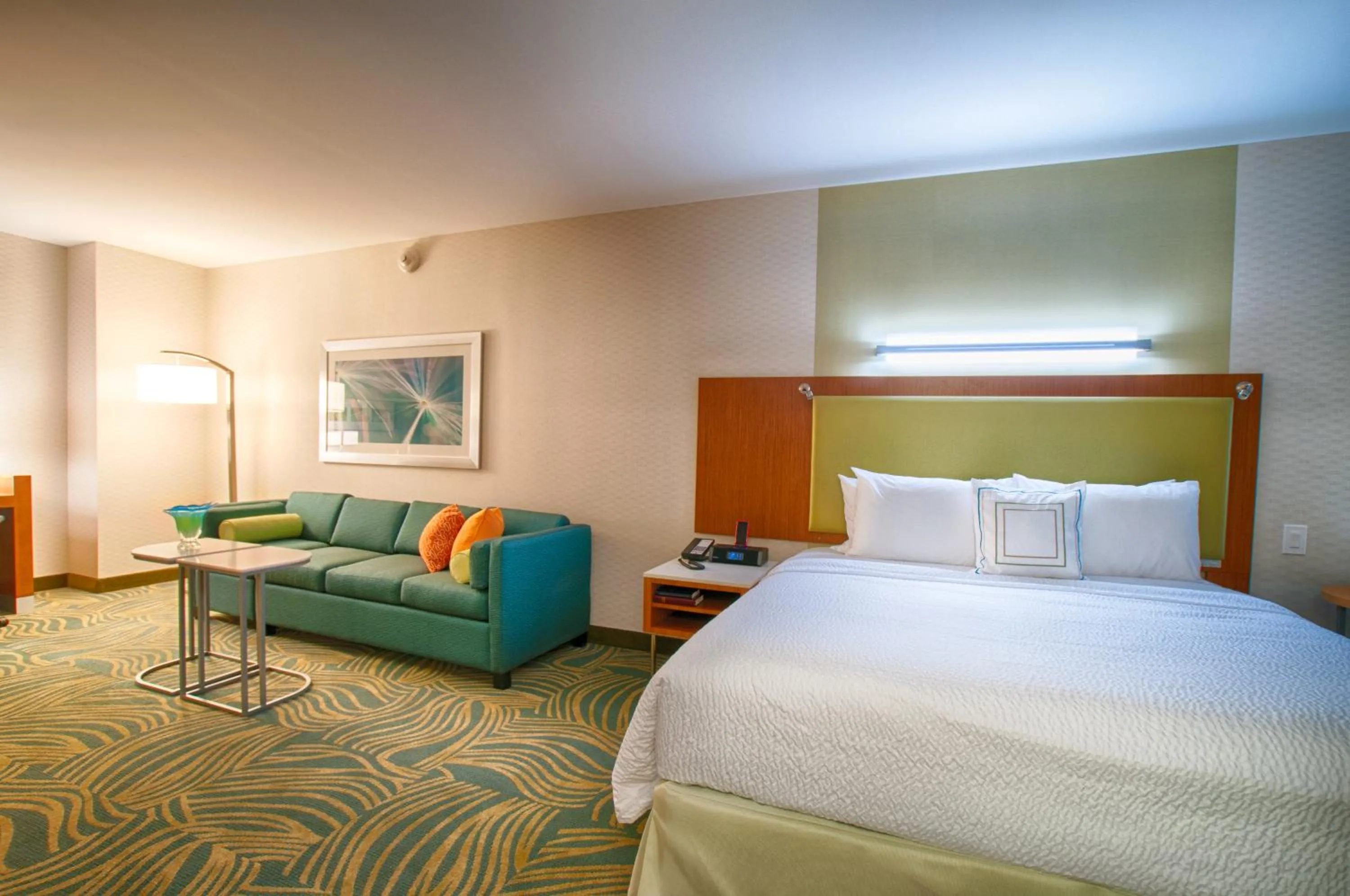 Bed in SpringHill Suites by Marriott Canton