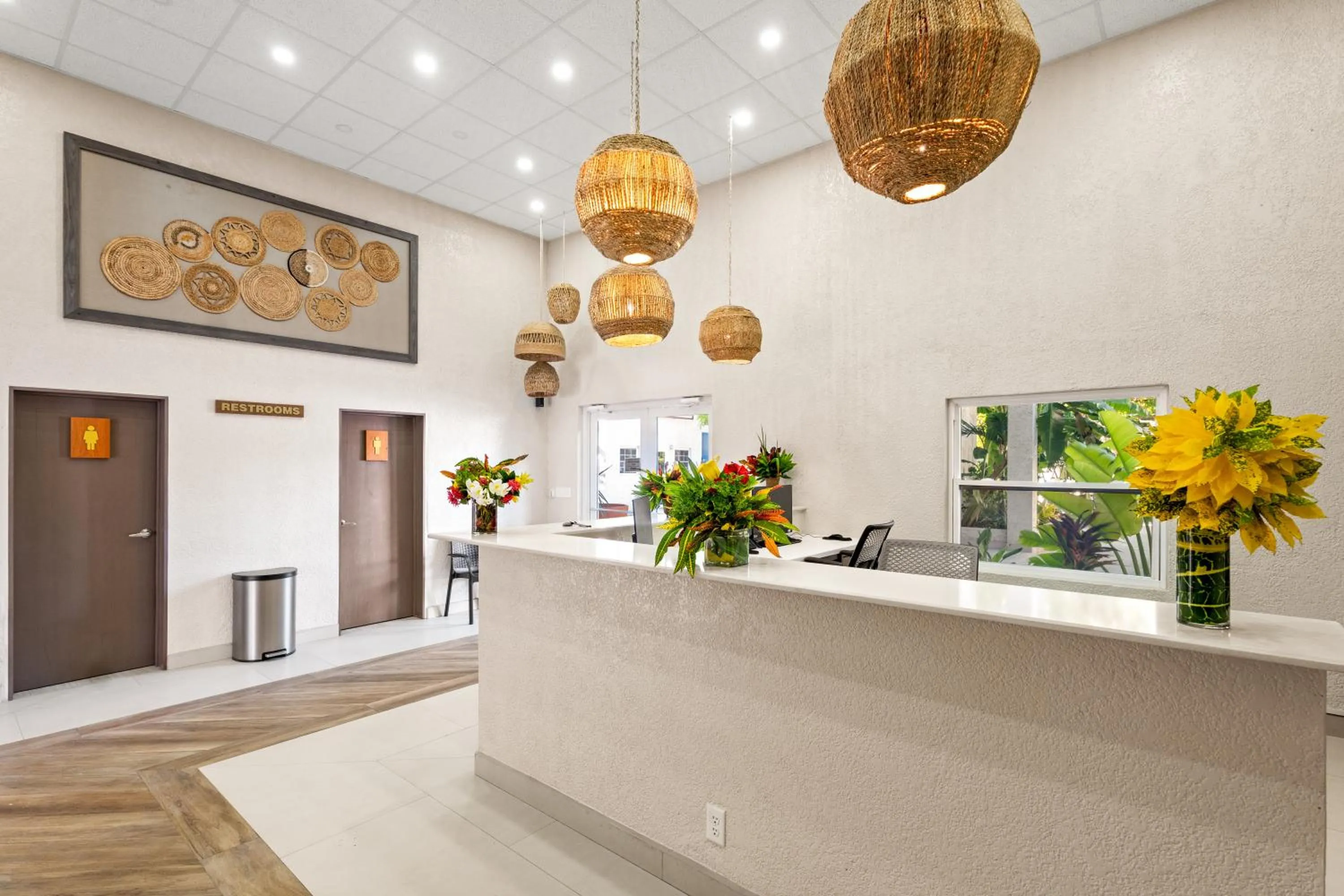 Lobby or reception in Bananas On The Beach