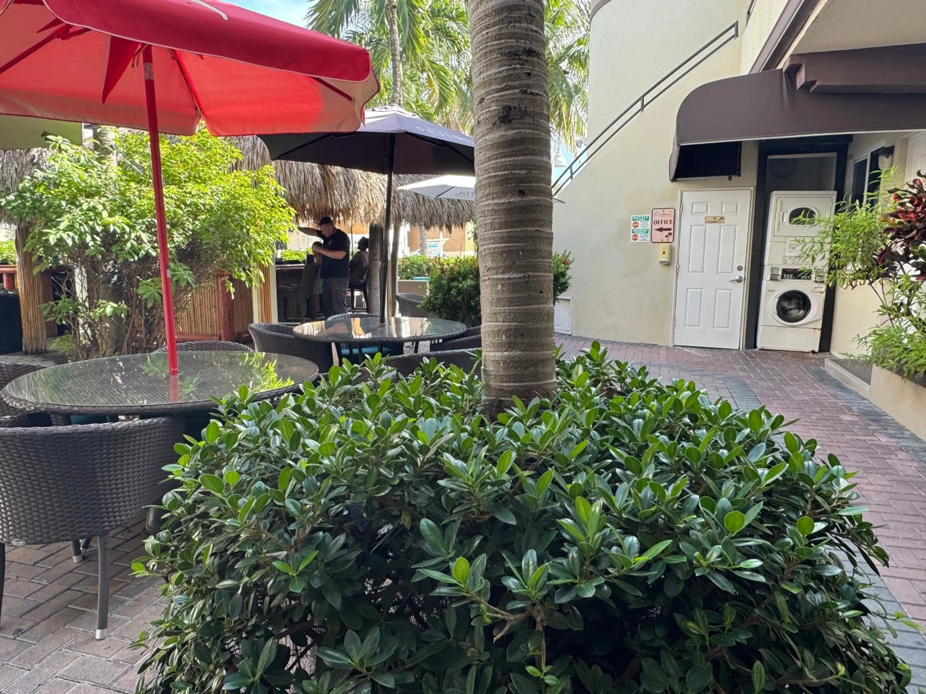 Property building in Caribbean Resort by the Ocean