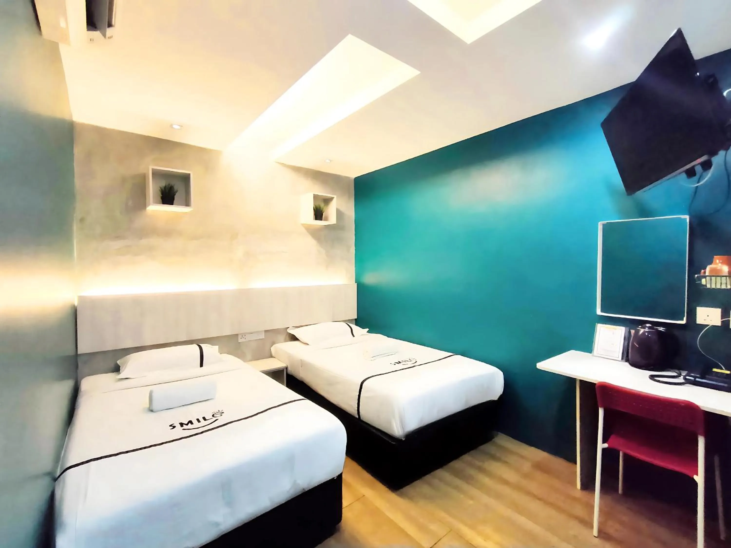 Bed in Smile Hotel Danau Kota