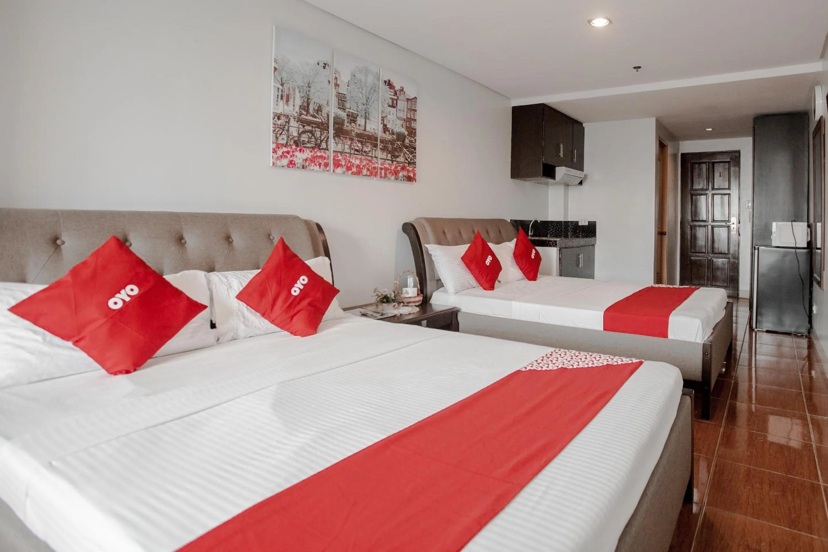 Bedroom, Bed in Super OYO 714 Haeinsa Condotel